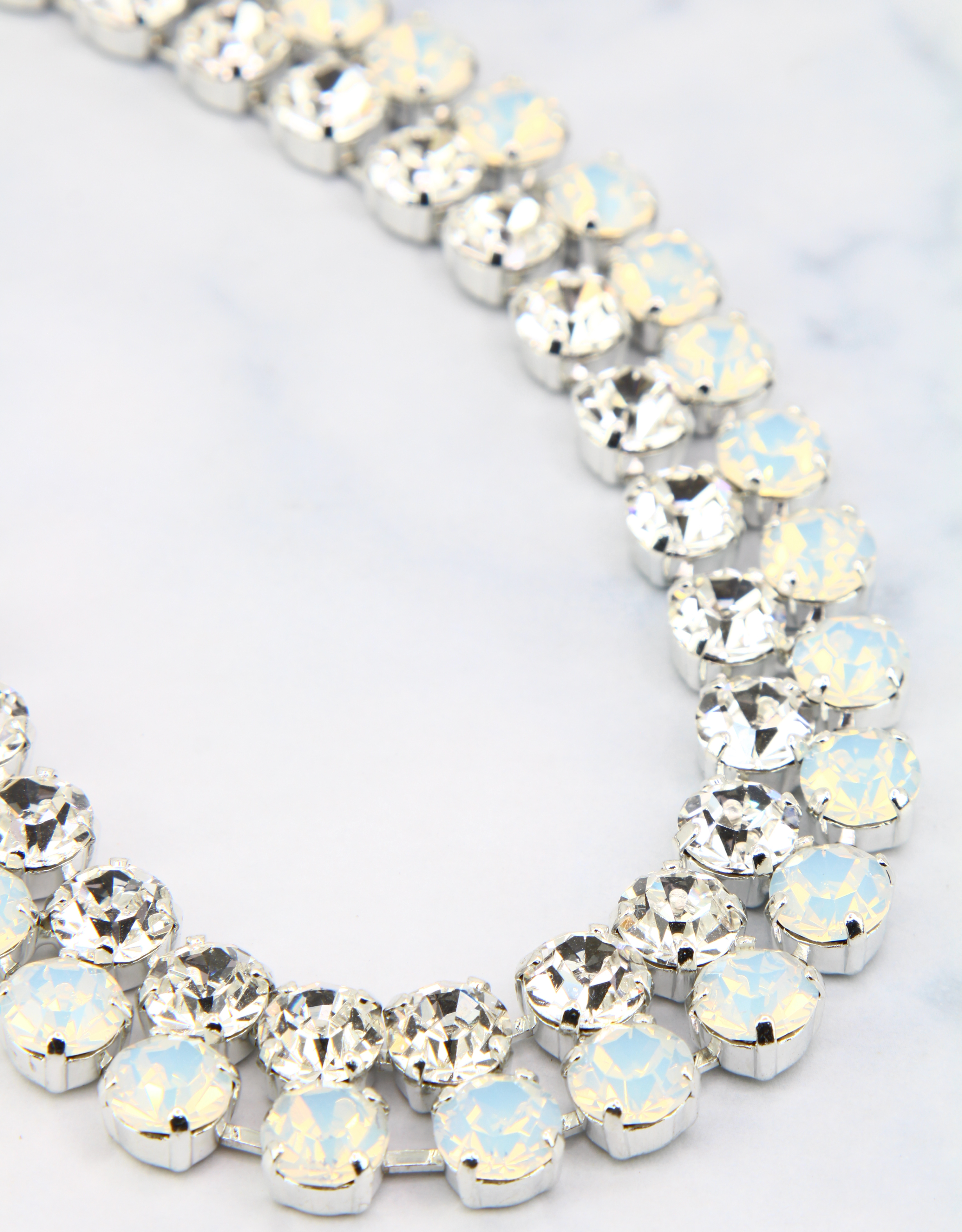 White Opal/ Silver