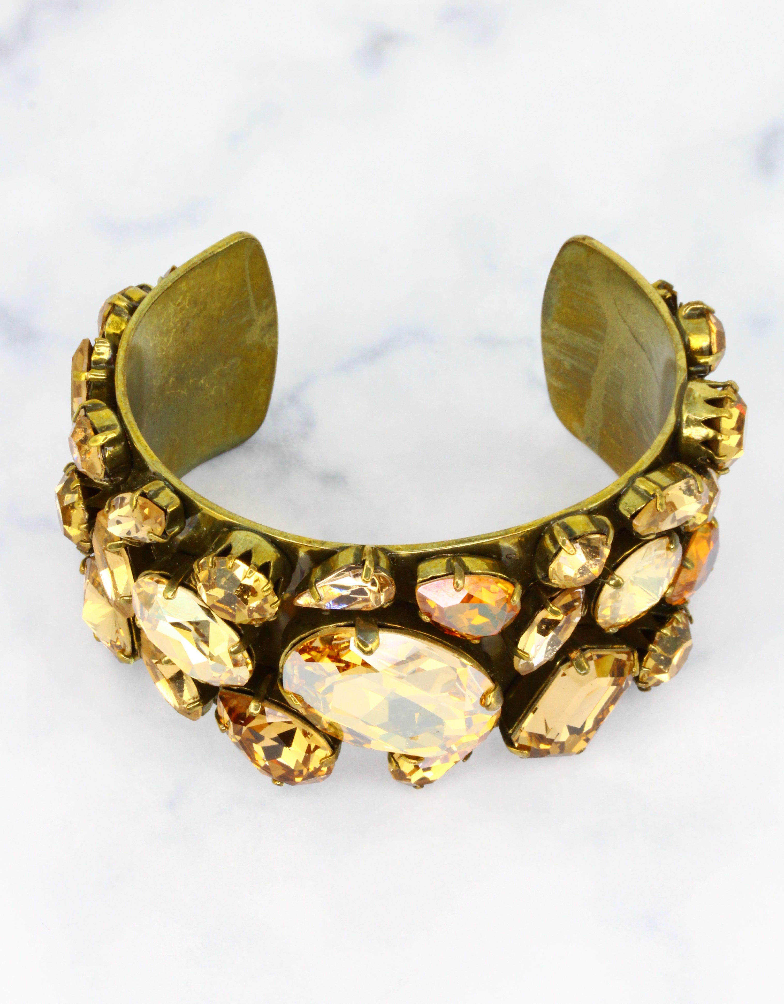 those brides who love to wear vintage jewellery to their wedding shop the crystal cuff bracelet