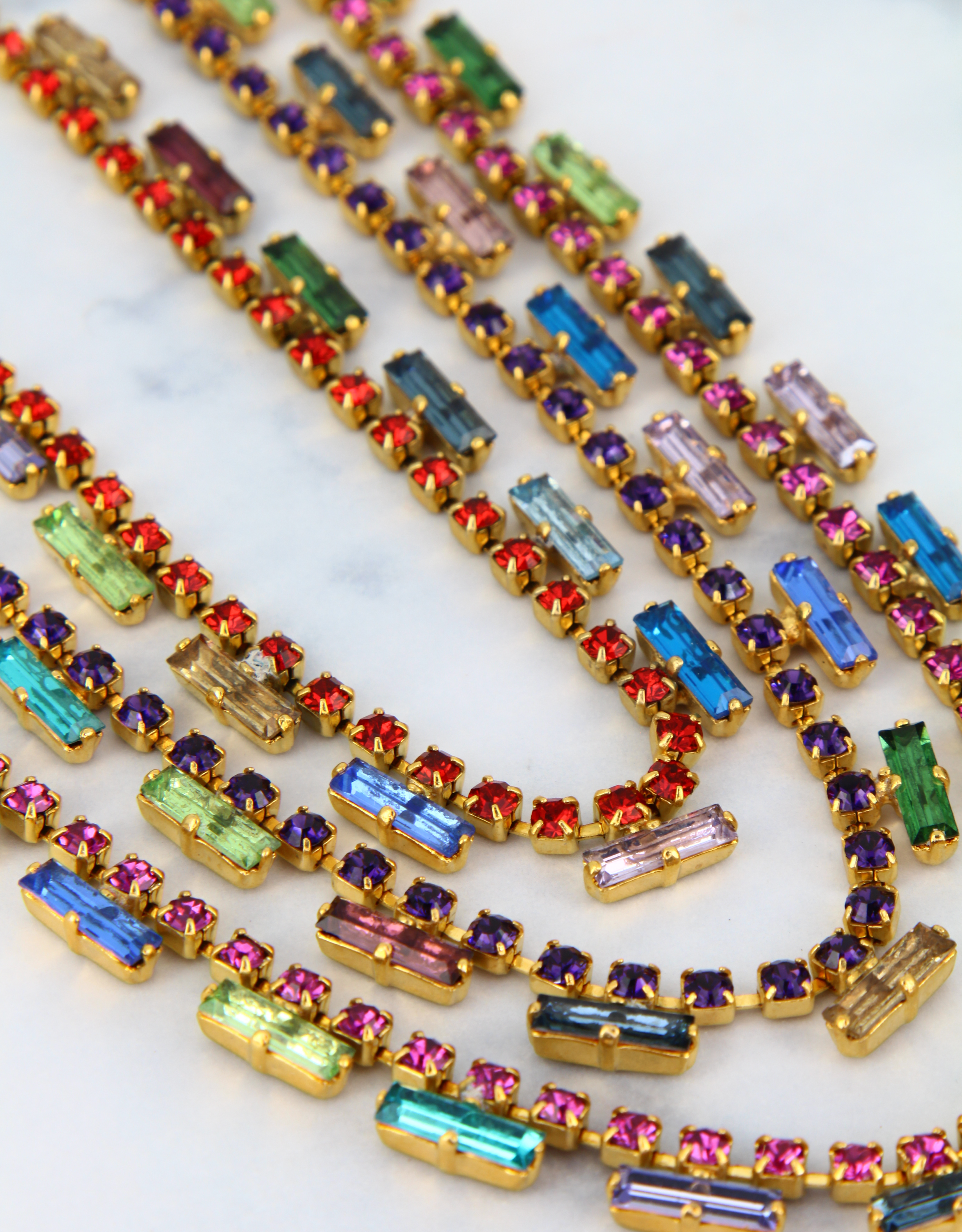 crystal necklace a gallery inspired jewellery