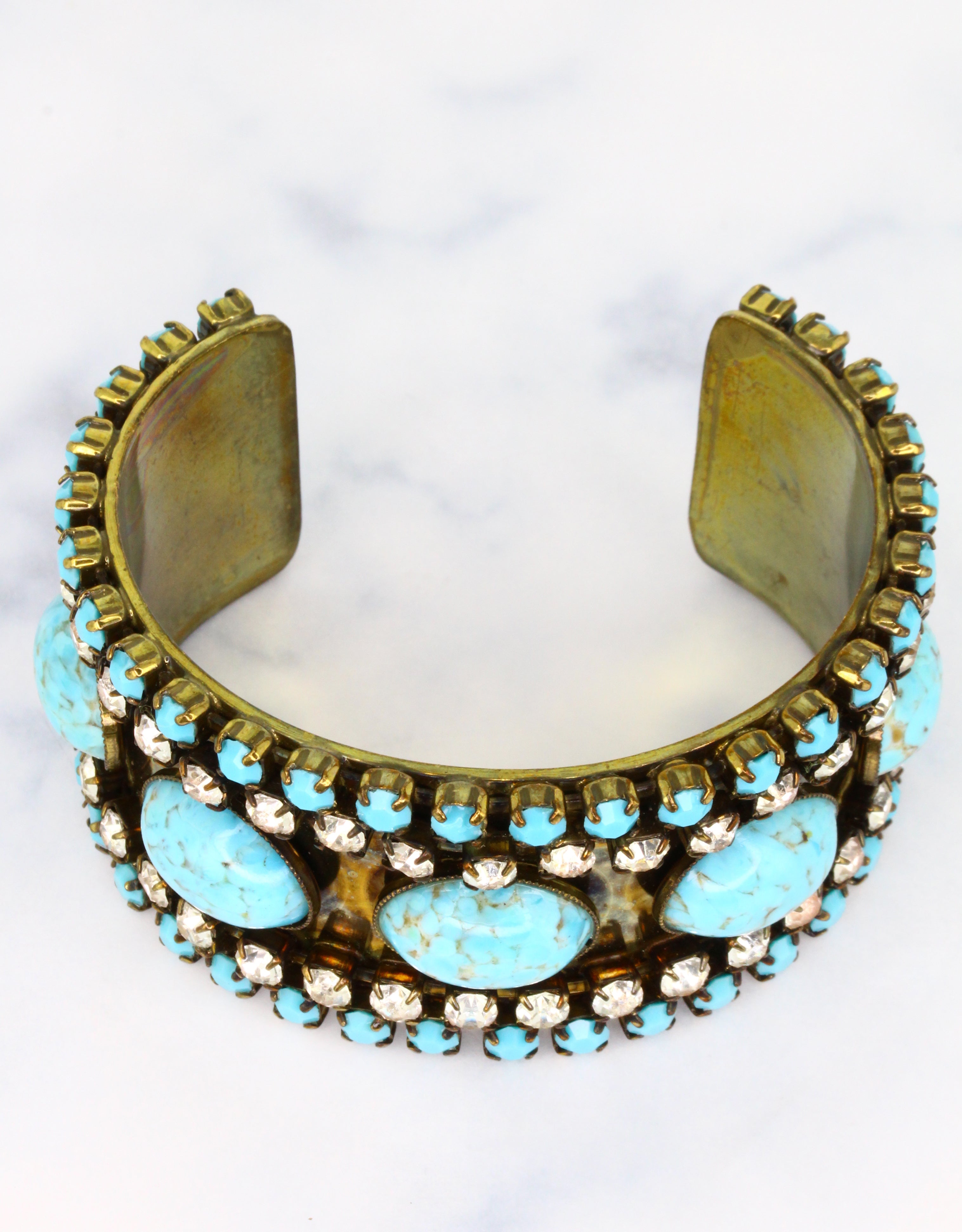 turquoise blue bracelet a chic london jewellery design