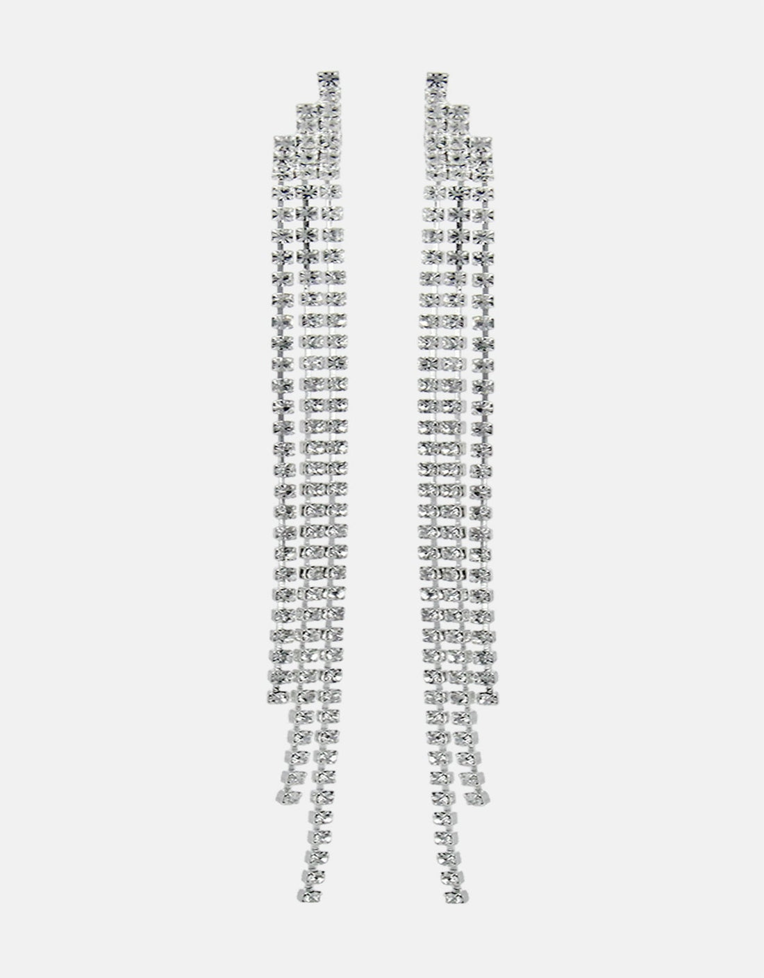 Statement Earrings UK | Selene Crystal Bold Wedding Party Styles