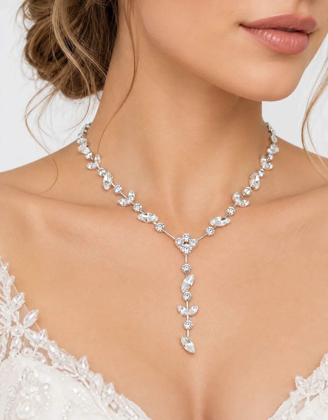 handcrafted crystal necklaces and layering chain a chic luxurious necklace collection by selene crystal