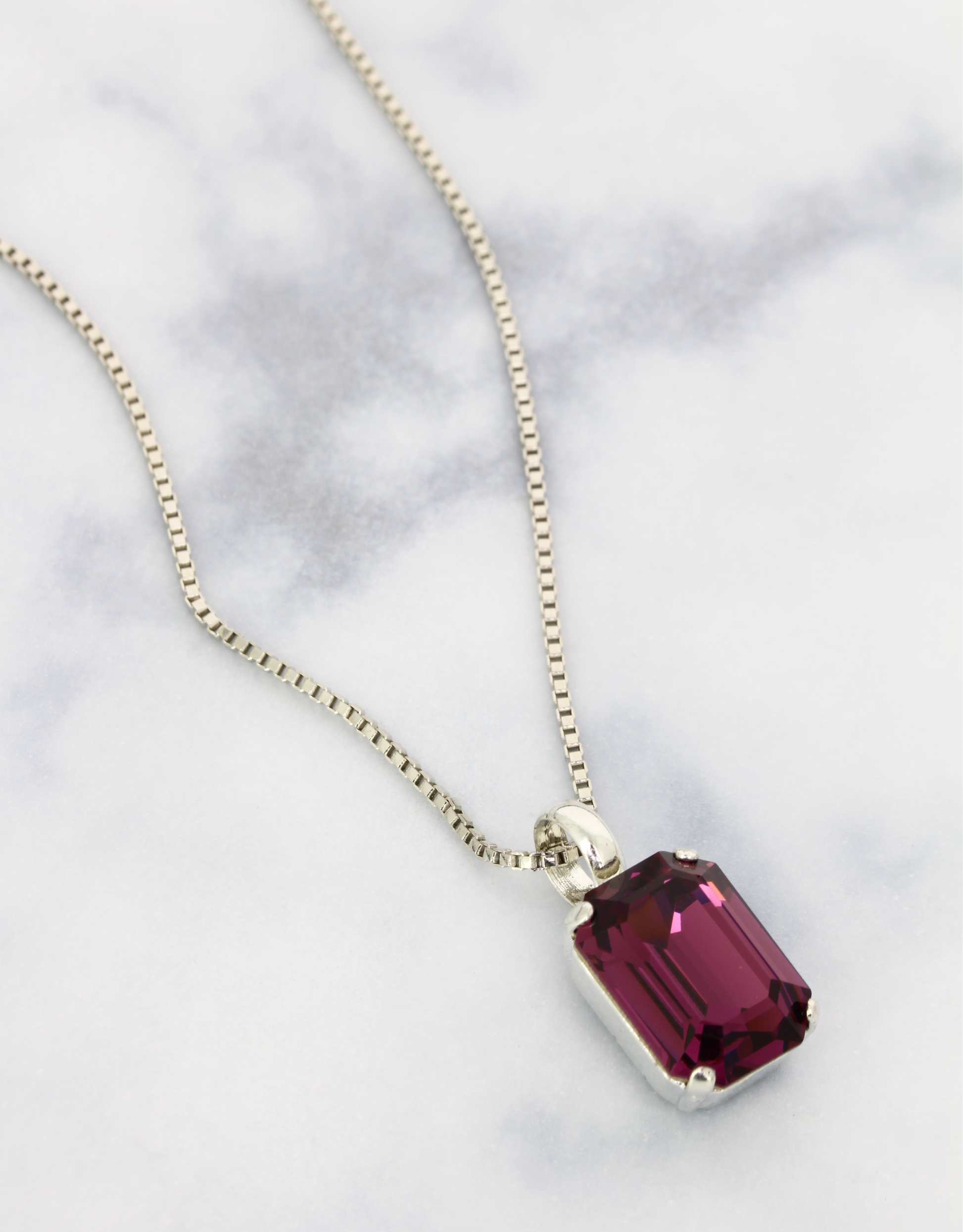 Amethyst/ Silver