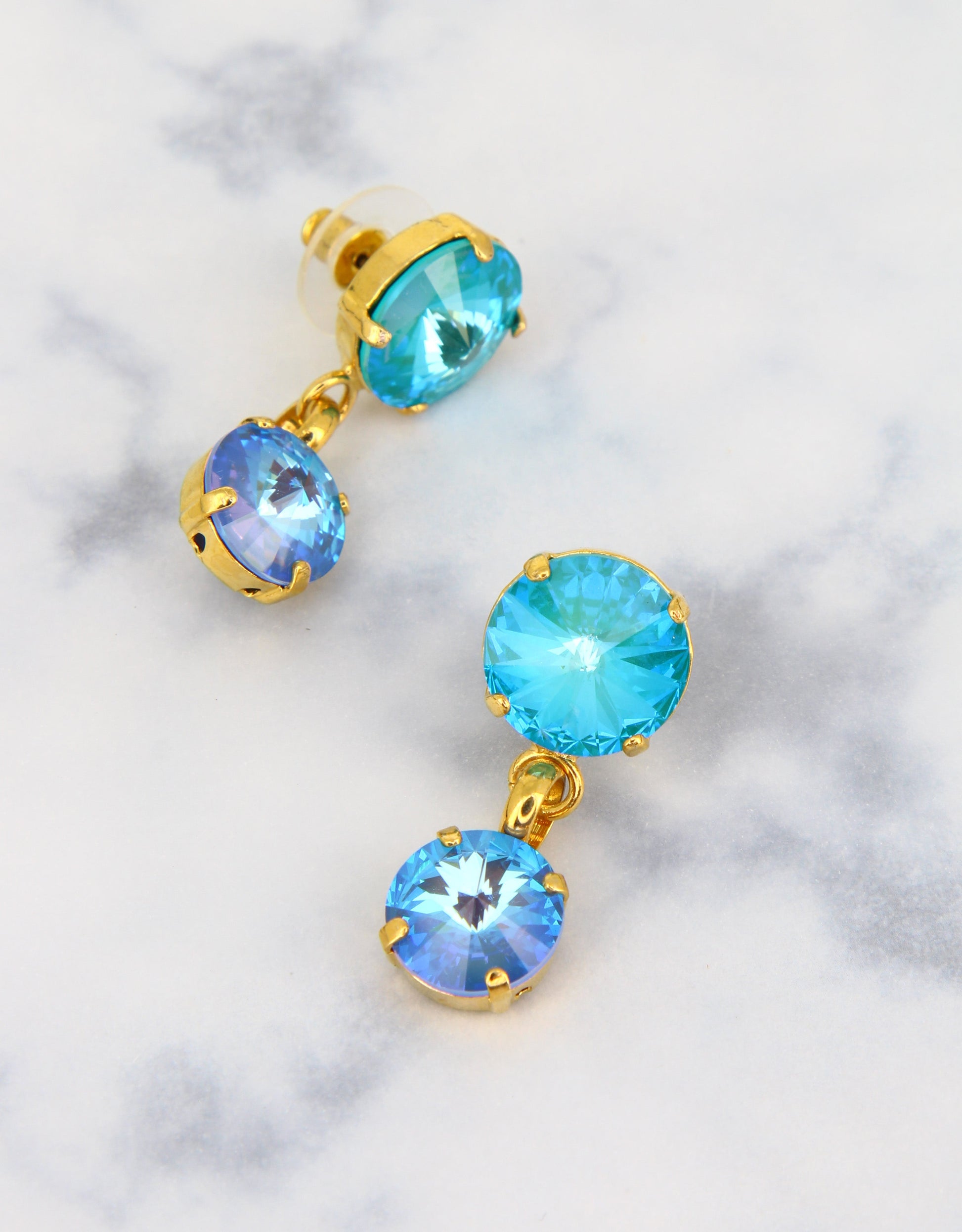 Aquamarine/ Gold