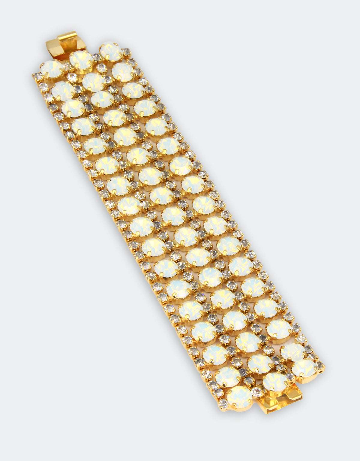 White Opal/ Gold