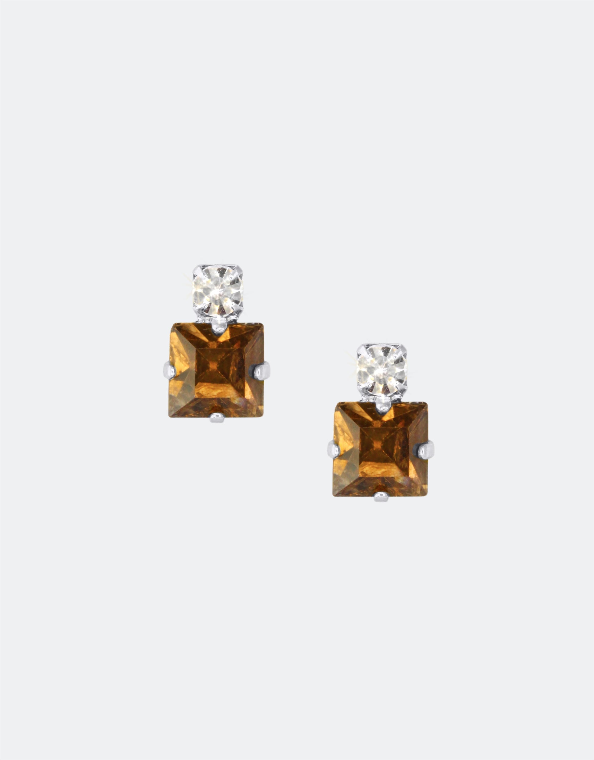 Smoked Topaz/ Silver