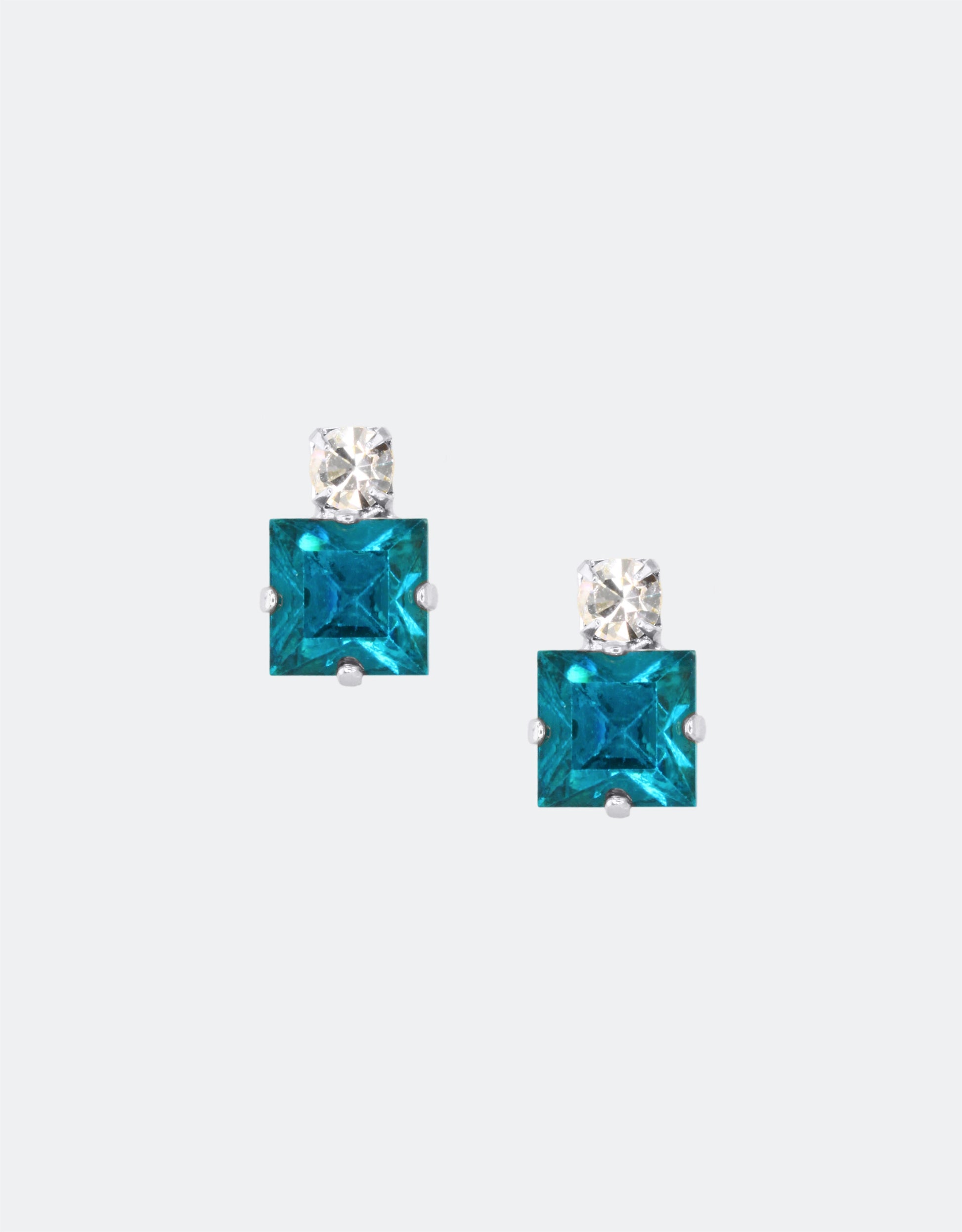 Blue Zircon/ Silver