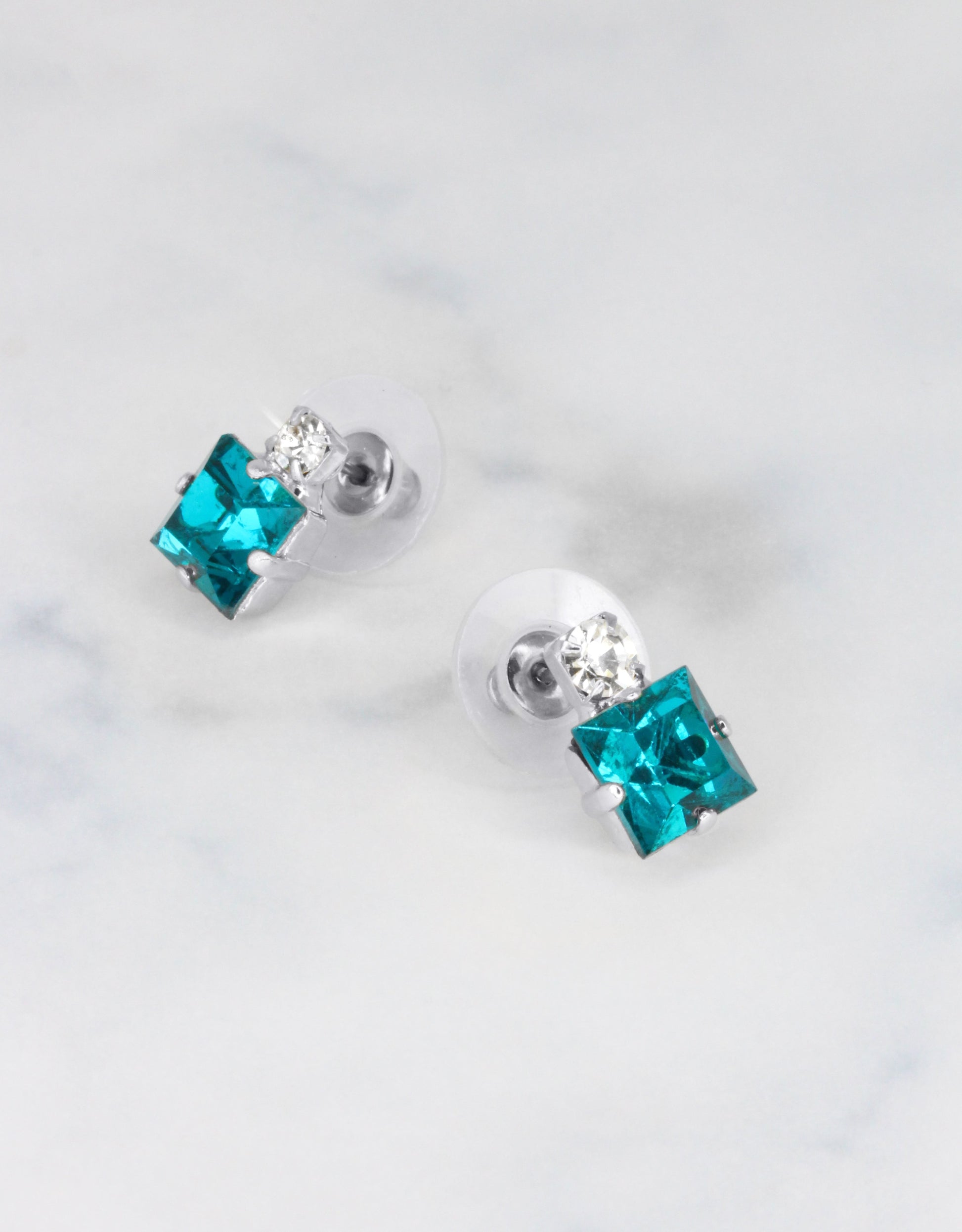 Blue Zircon/ Silver