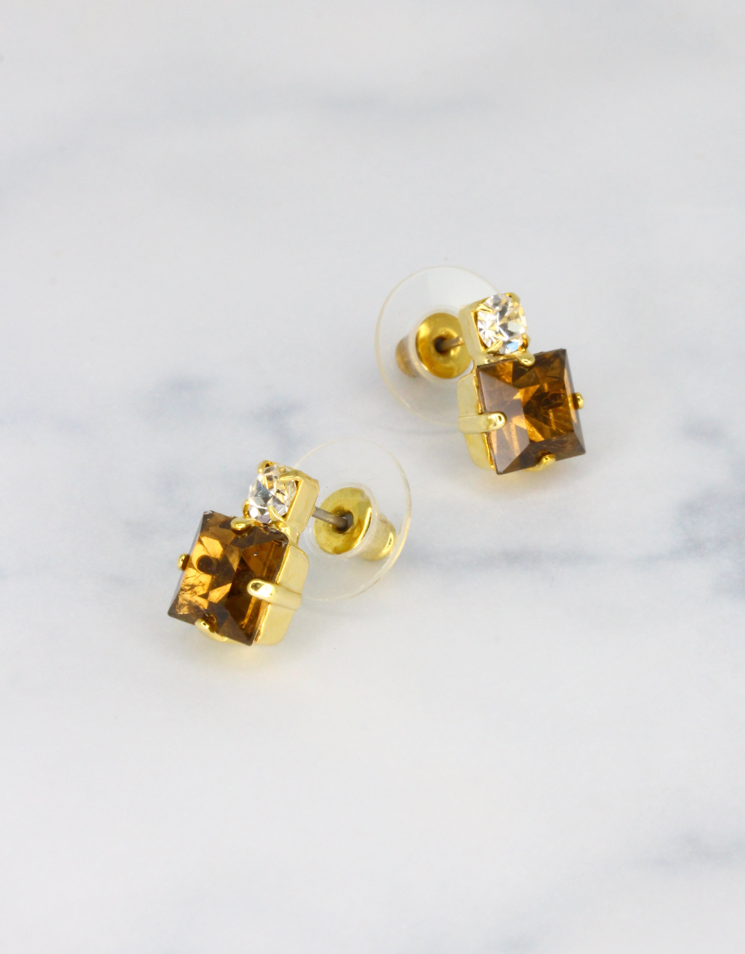 Smoked Topaz/ Gold