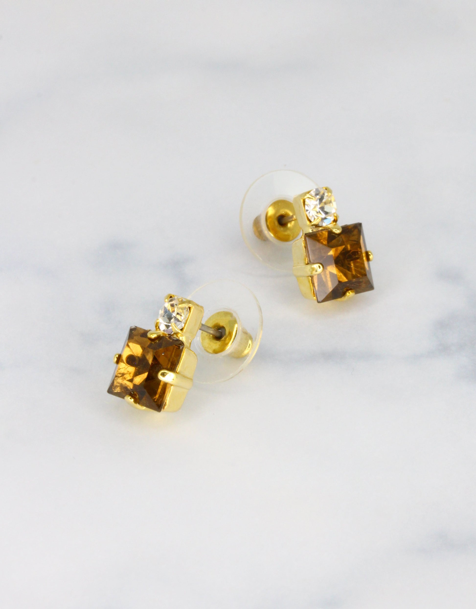 Smoked Topaz/ Gold