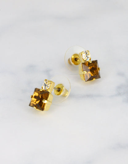 Smoked Topaz/ Gold