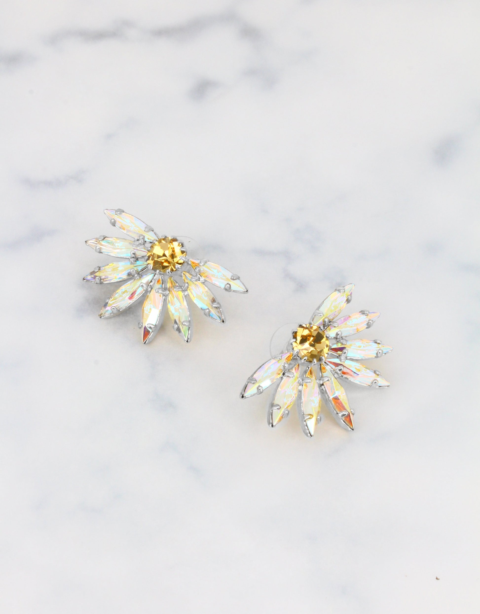 Crystal AB/ Silver