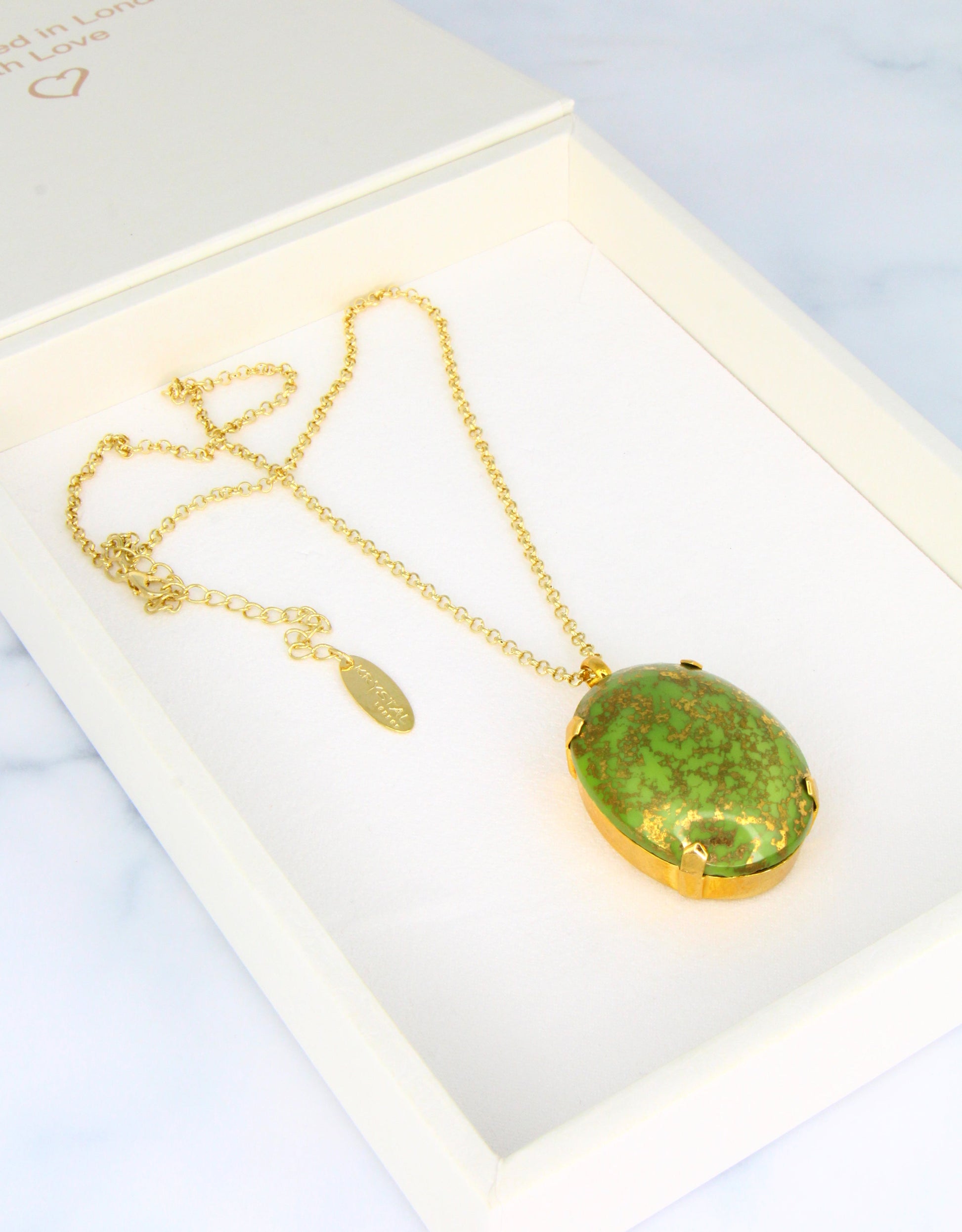 Vinatge Jade Gold/