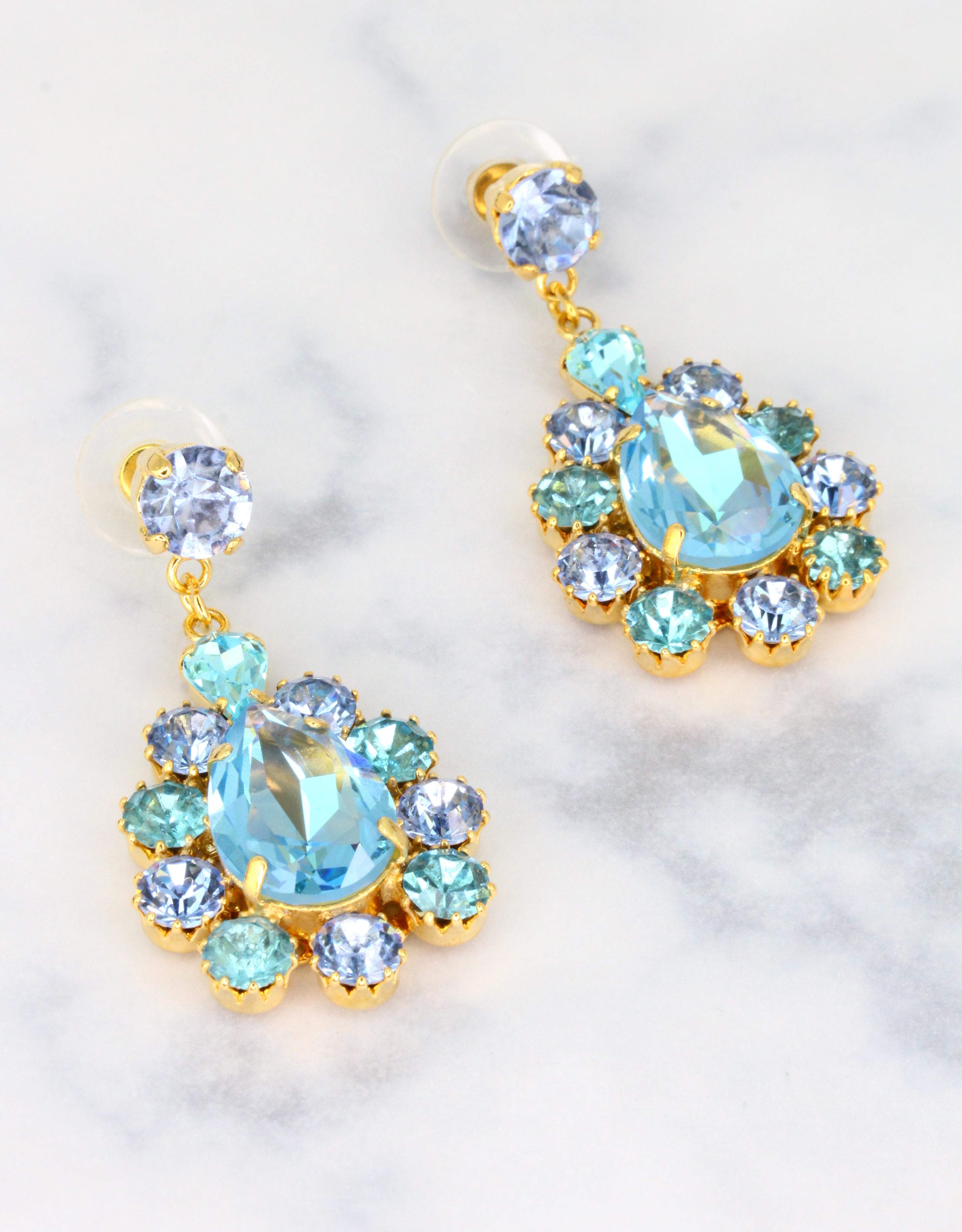 Aquamarine/ Gold
