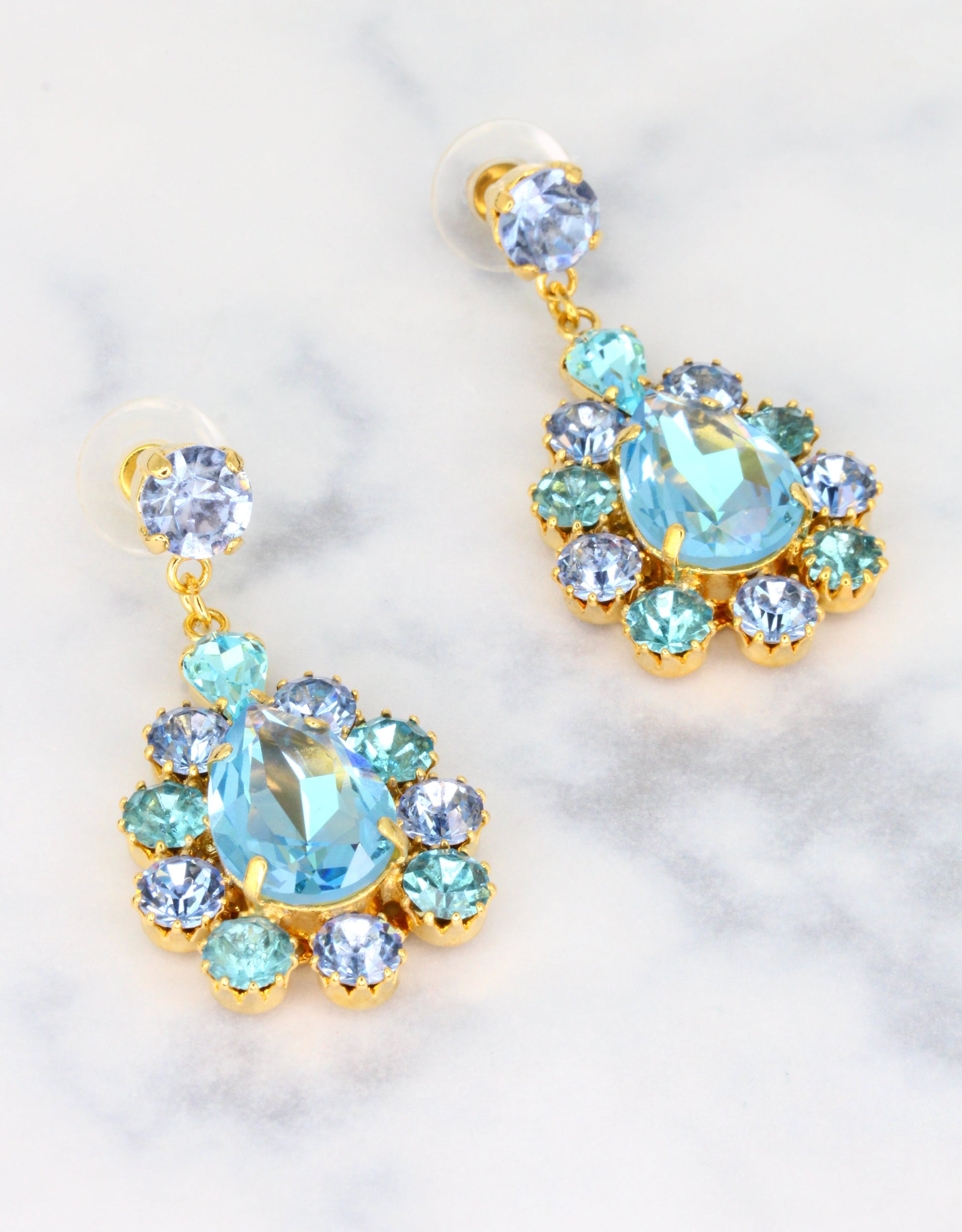 Aquamarine/ Gold