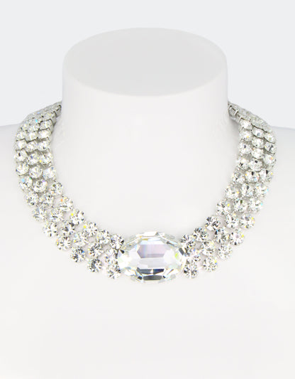 Crystal/ Silver