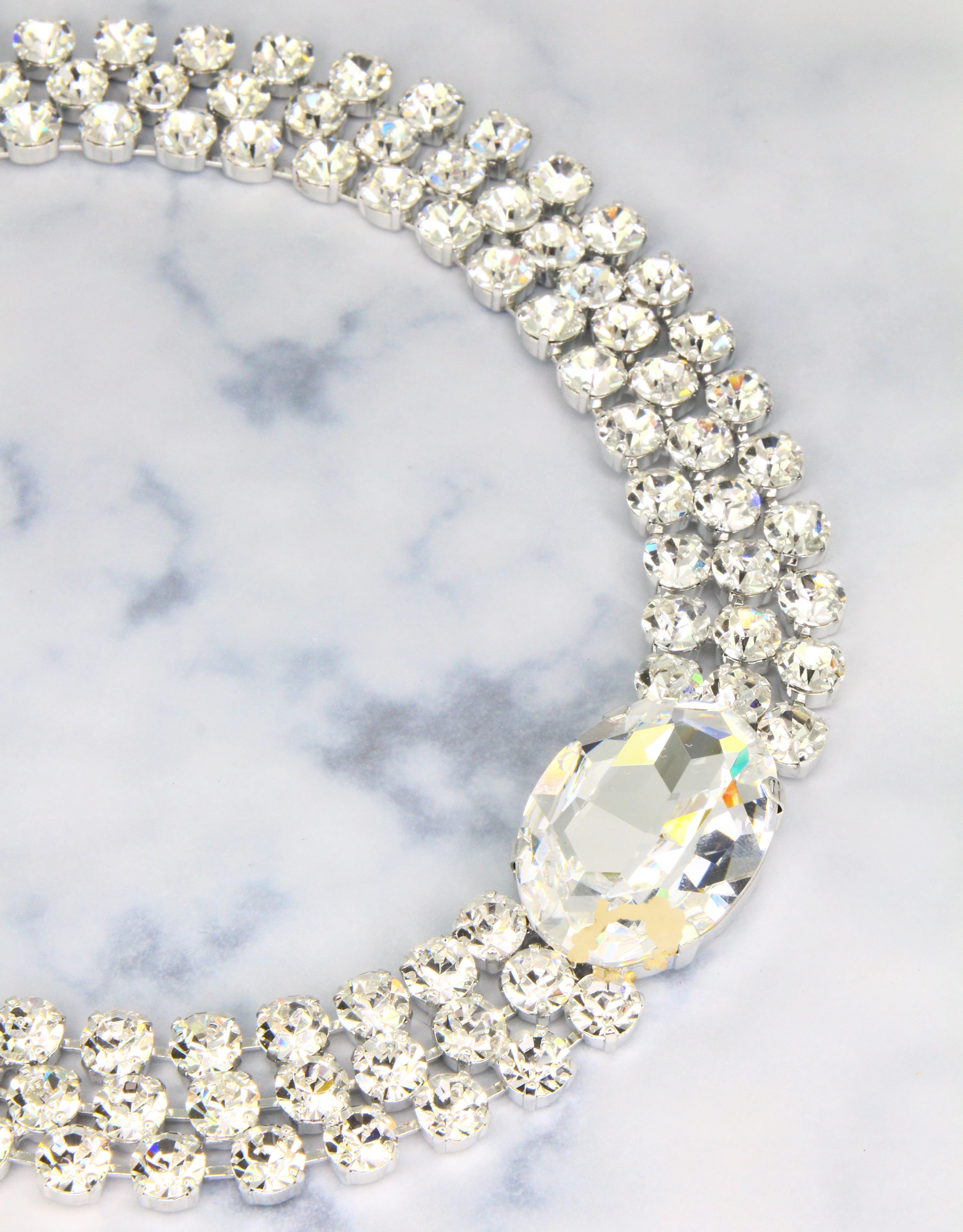 Crystal/ Silver