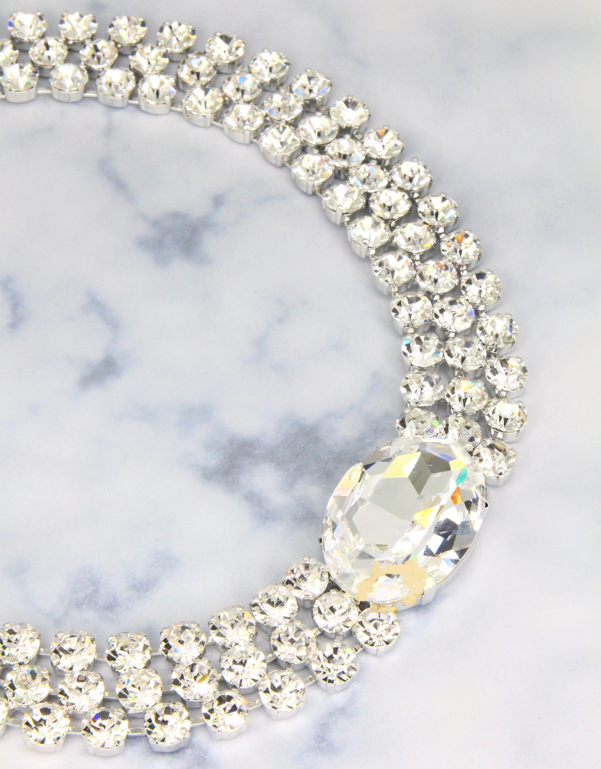 Crystal/ Silver