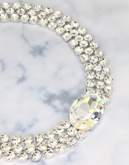 Crystal/ Silver