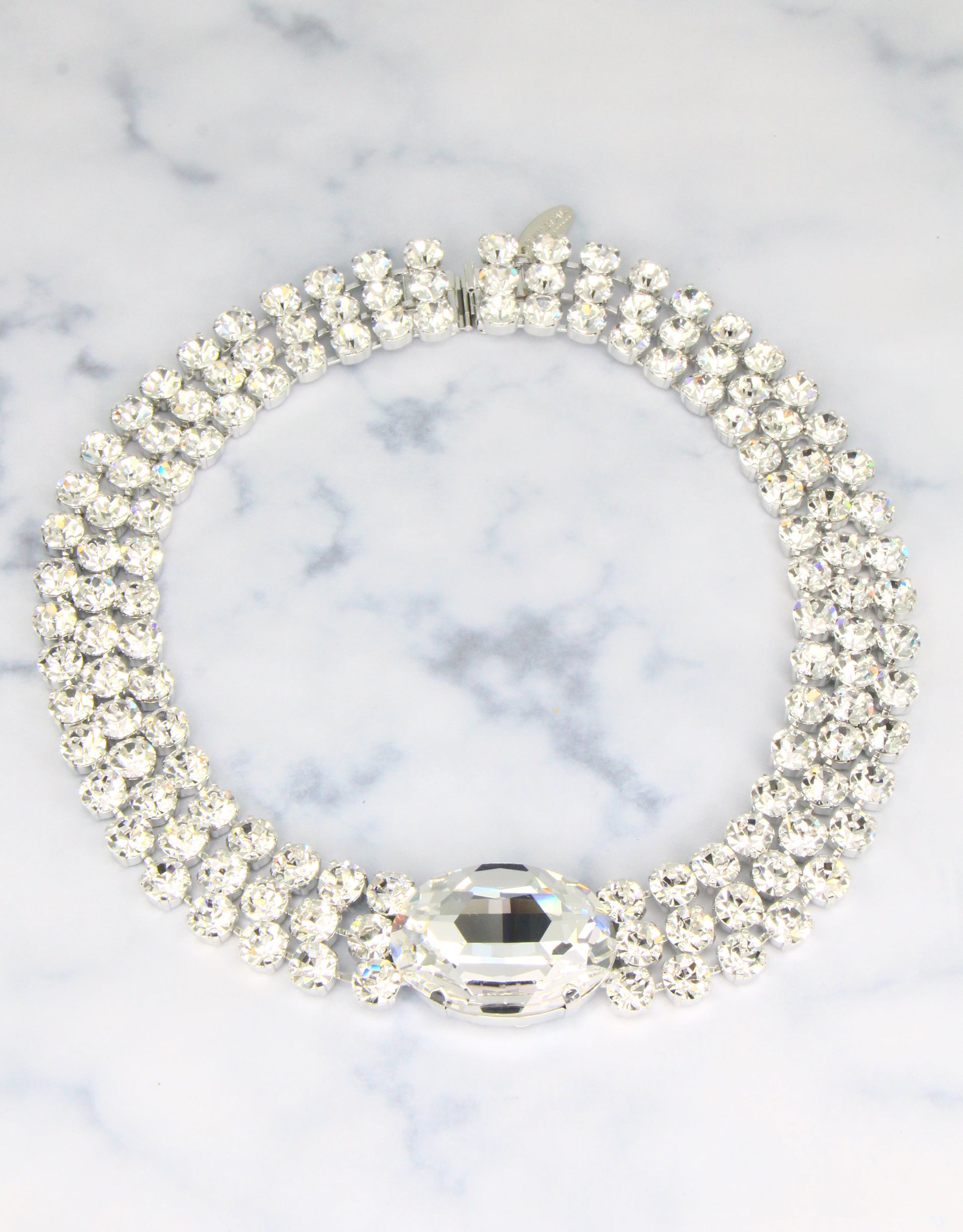 Crystal/ Silver