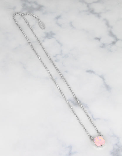 Rose Opal/ Silver
