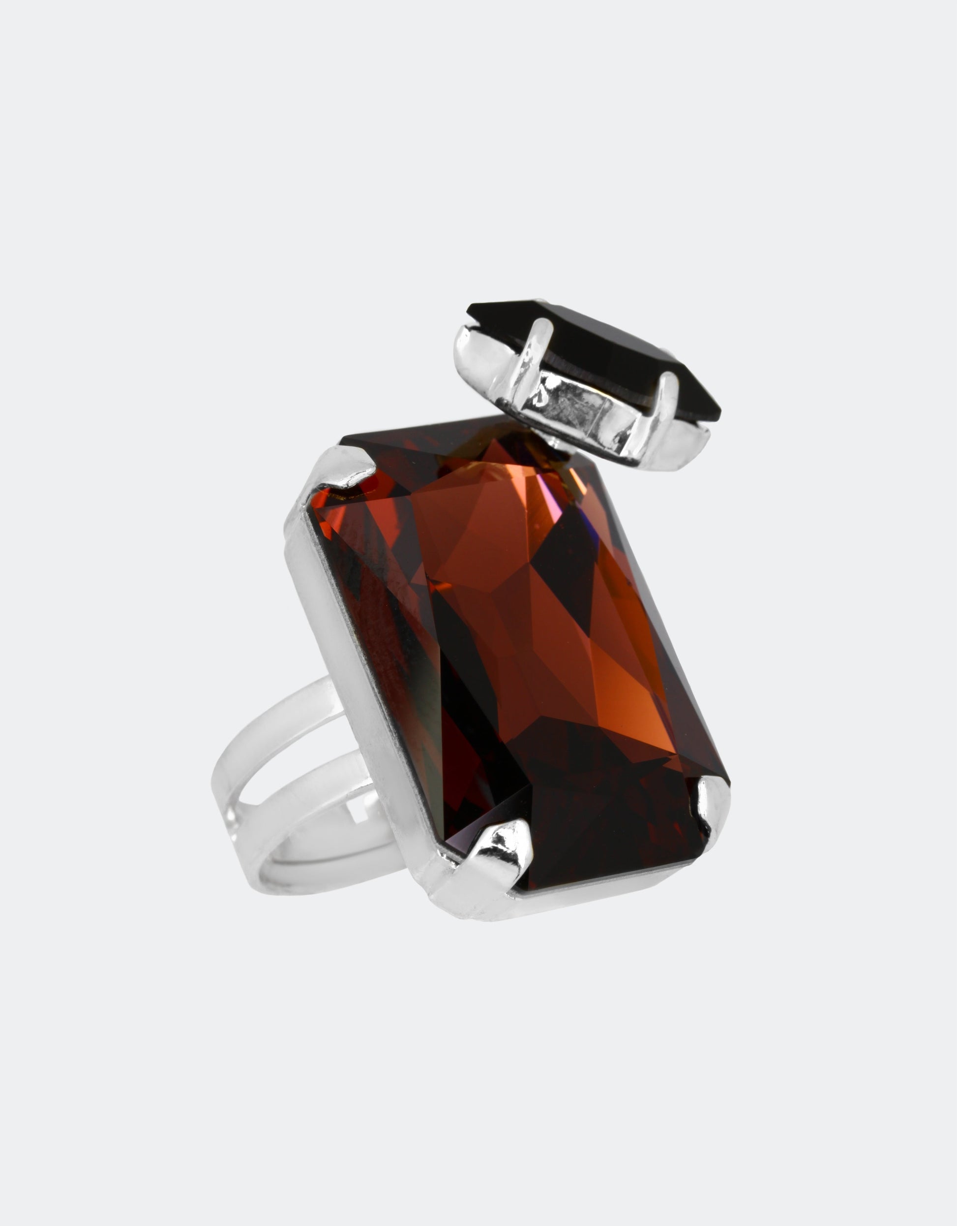 Burgundy/ Silver