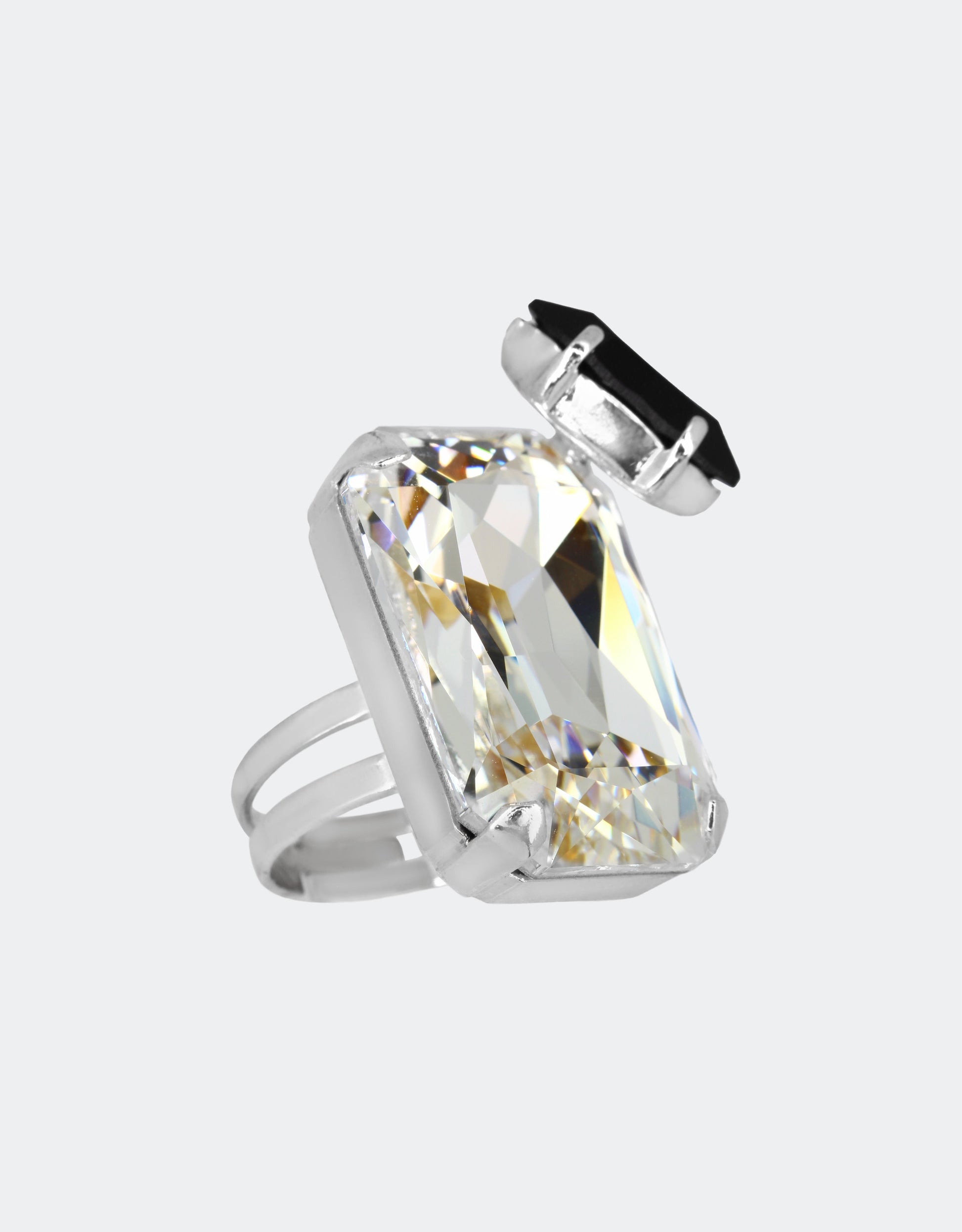 Crystal/ Silver