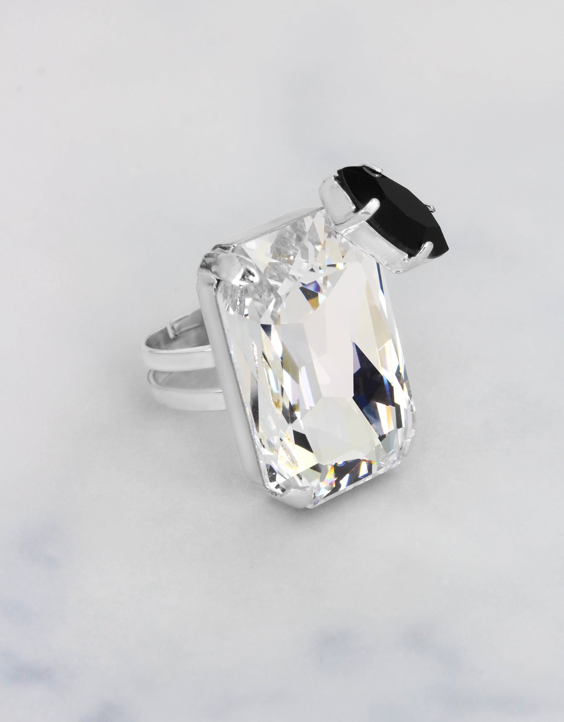 Crystal/ Silver