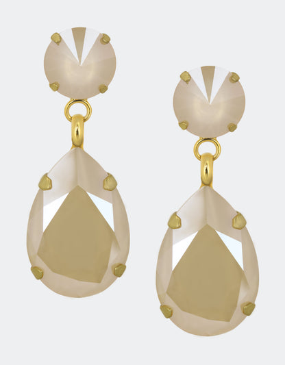angelina earrings in ivory cream colour