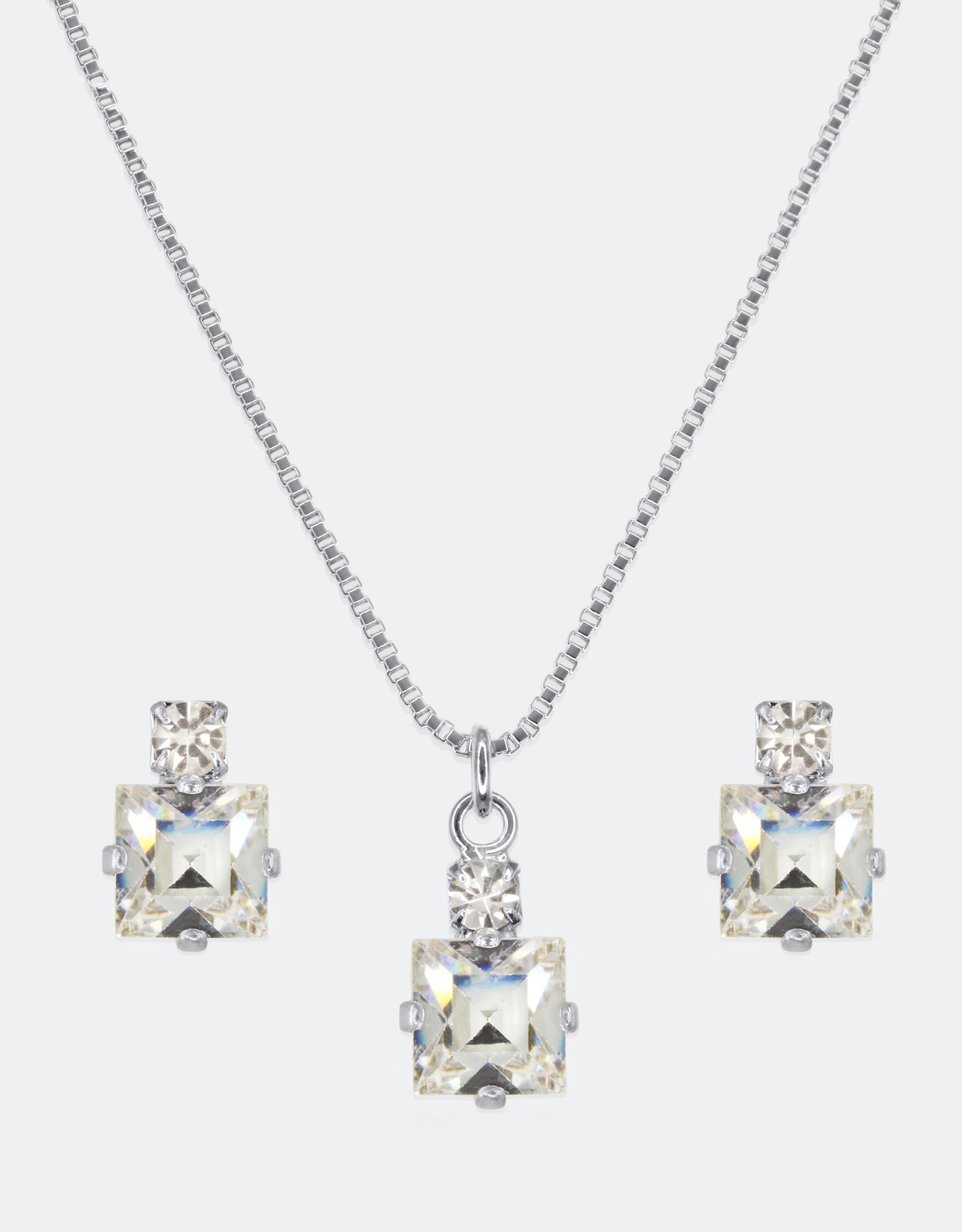 Crystal/ Silver