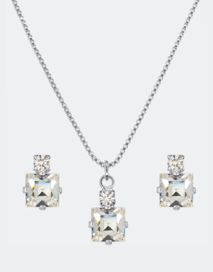 Crystal/ Silver