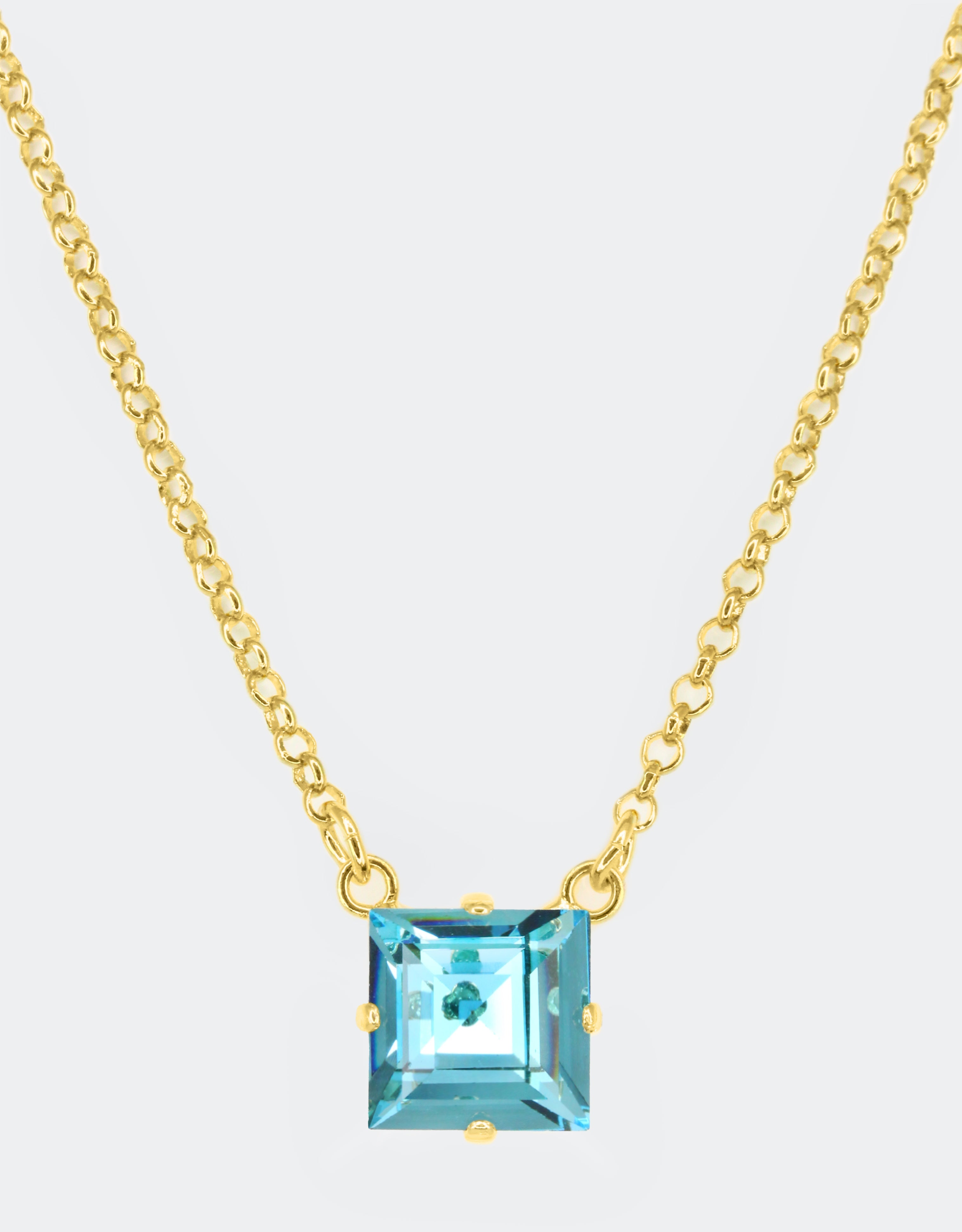 Aquamarine/ Gold