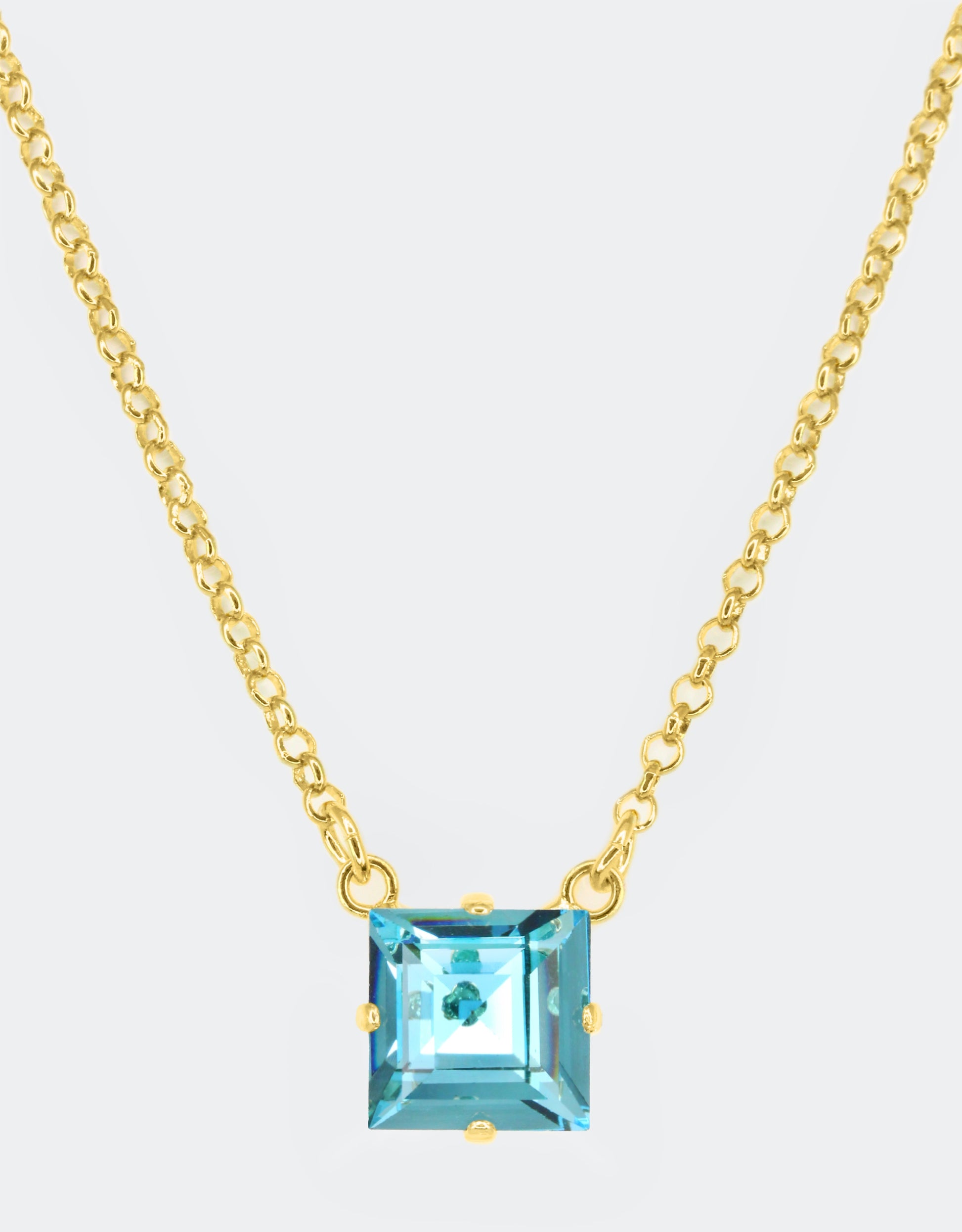 Aquamarine/ Gold