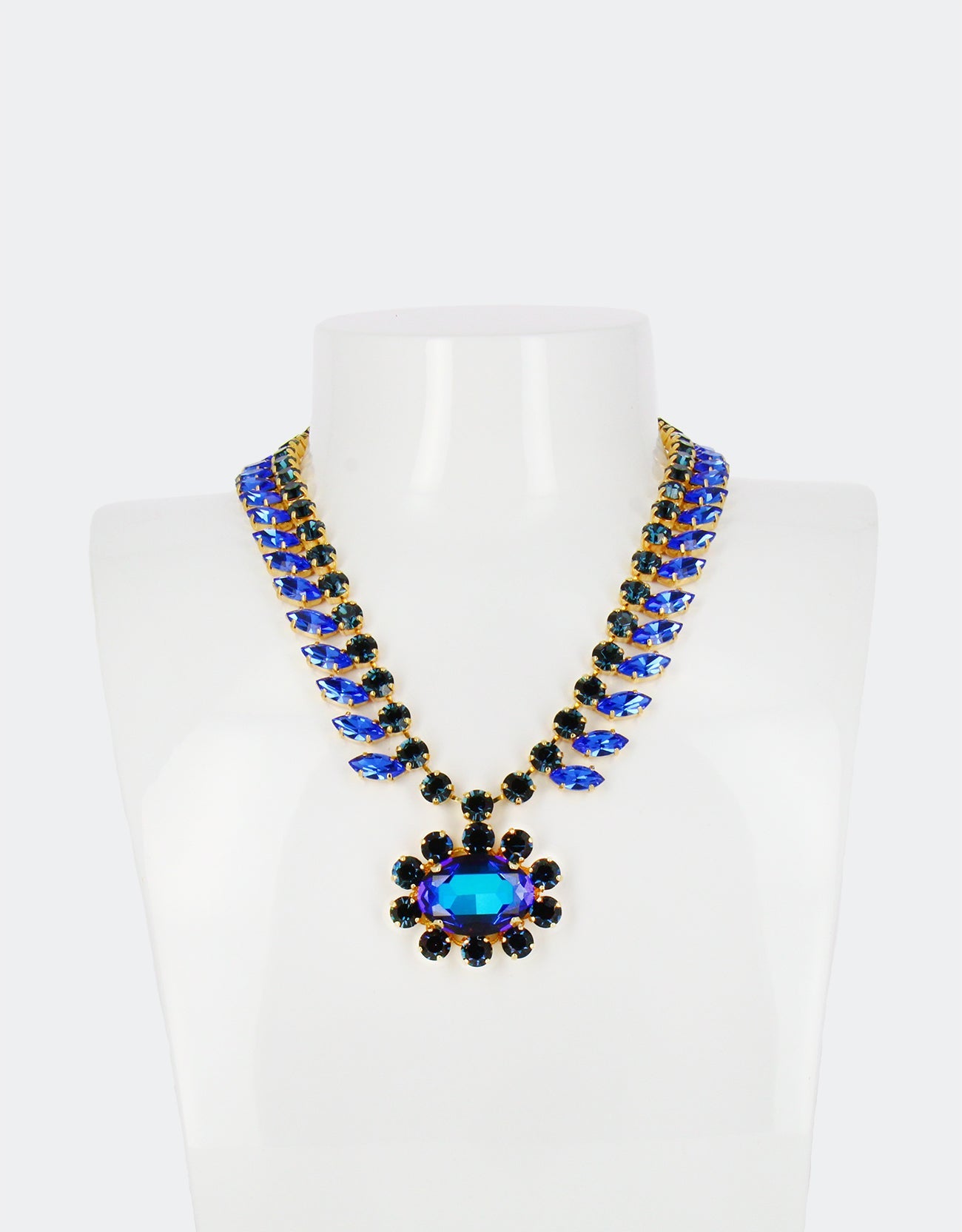 Sapphire/ Gold