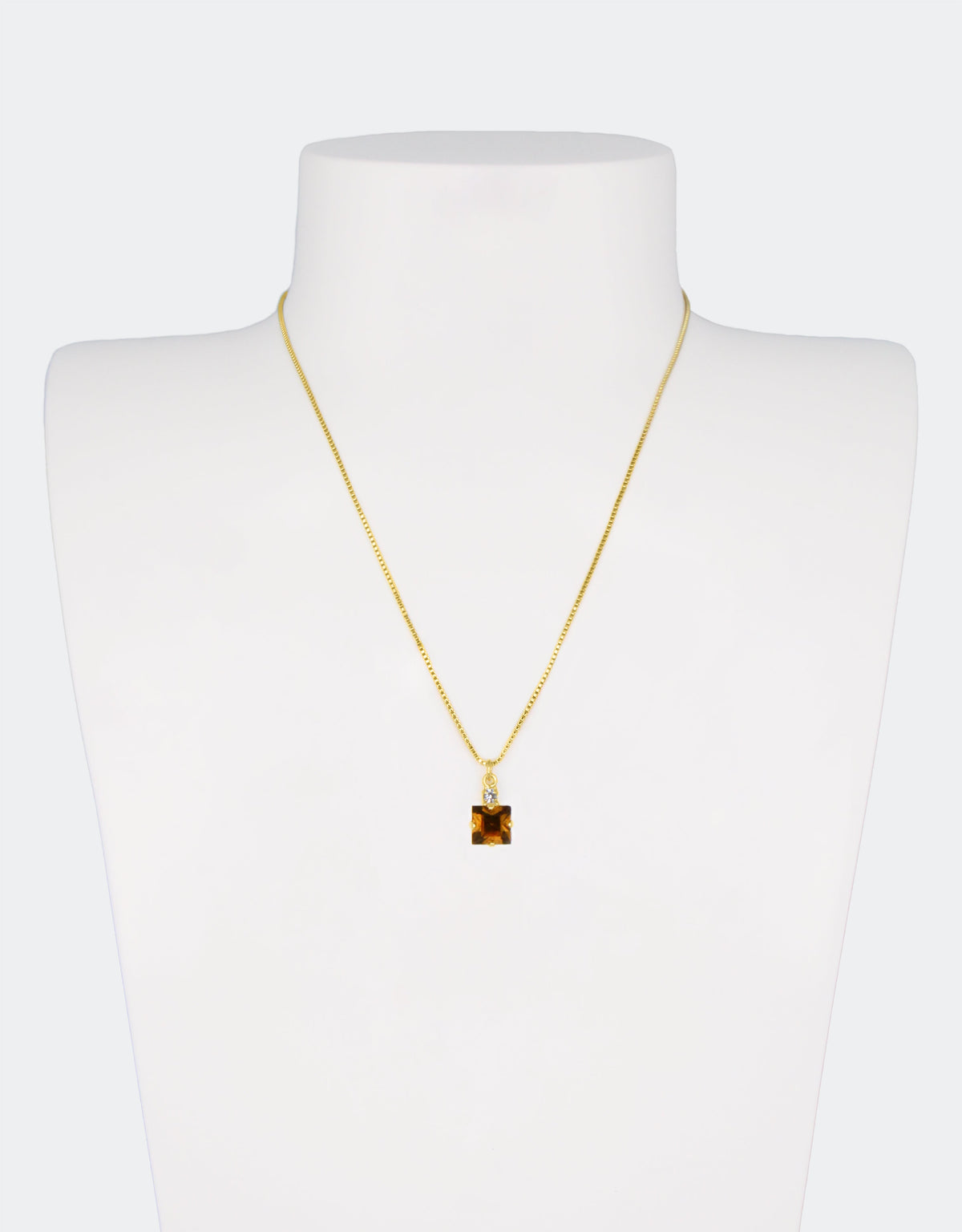 Smoked Topaz/ Gold