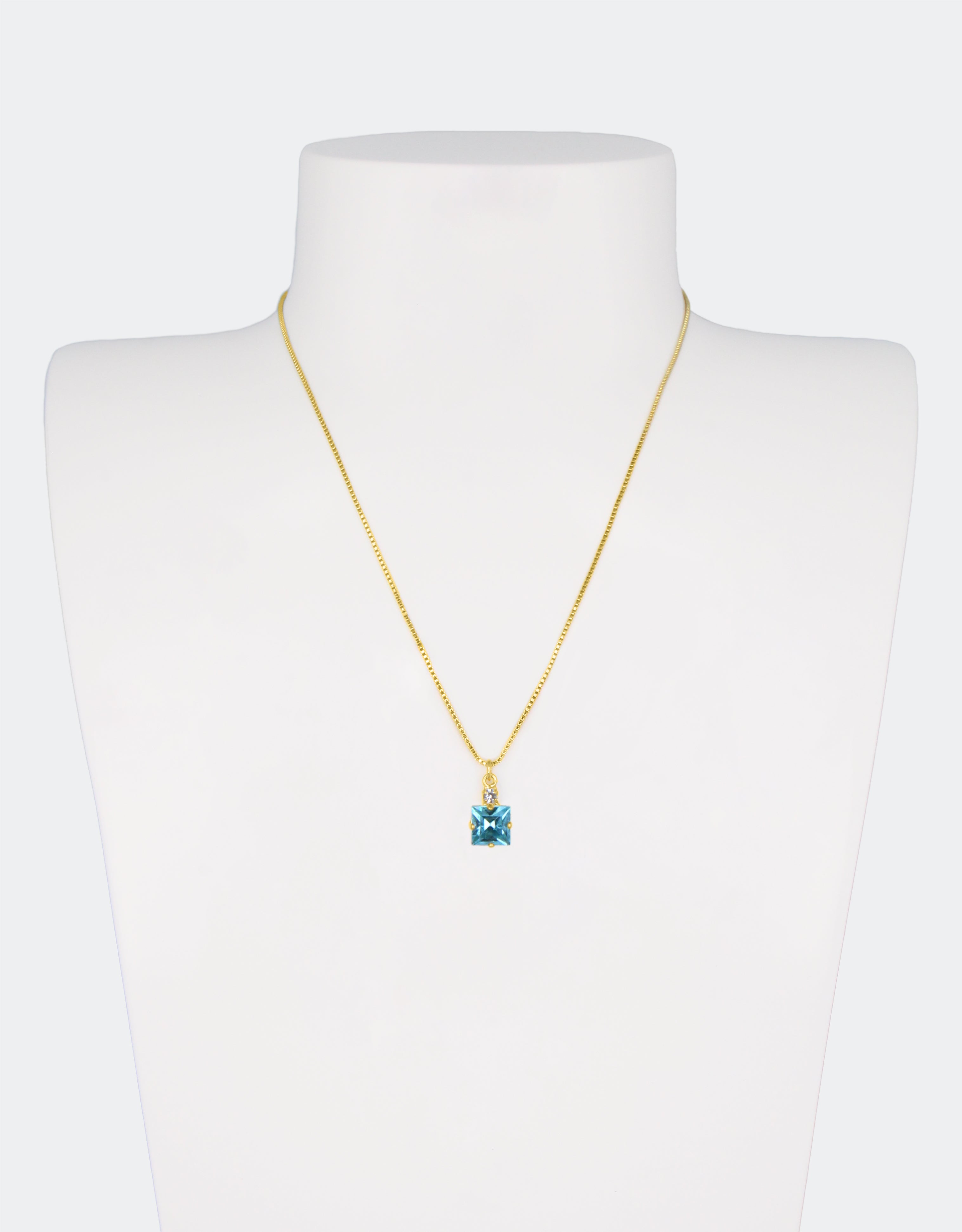 Aquamarine/ Gold