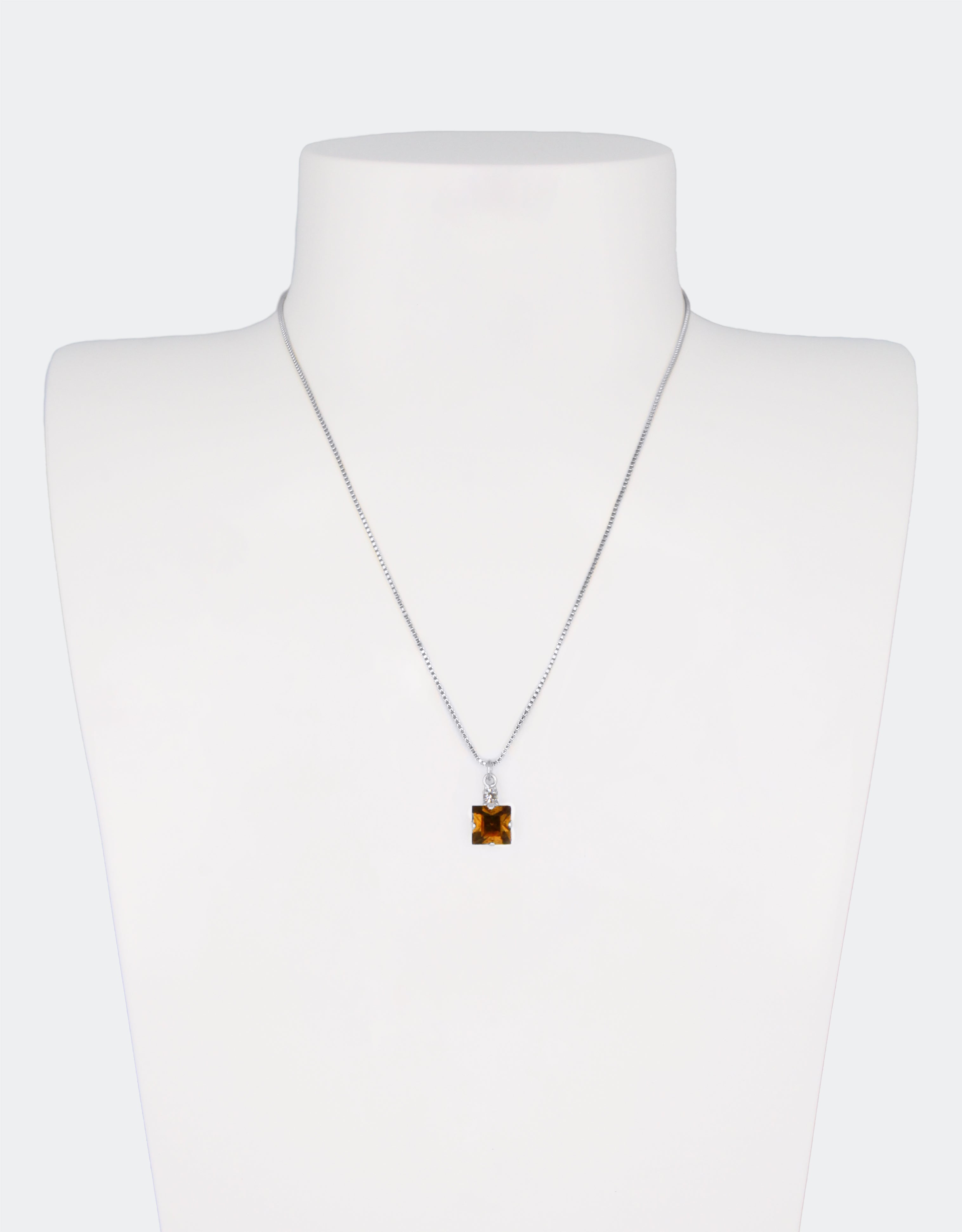 Smoked Topaz/ Silver