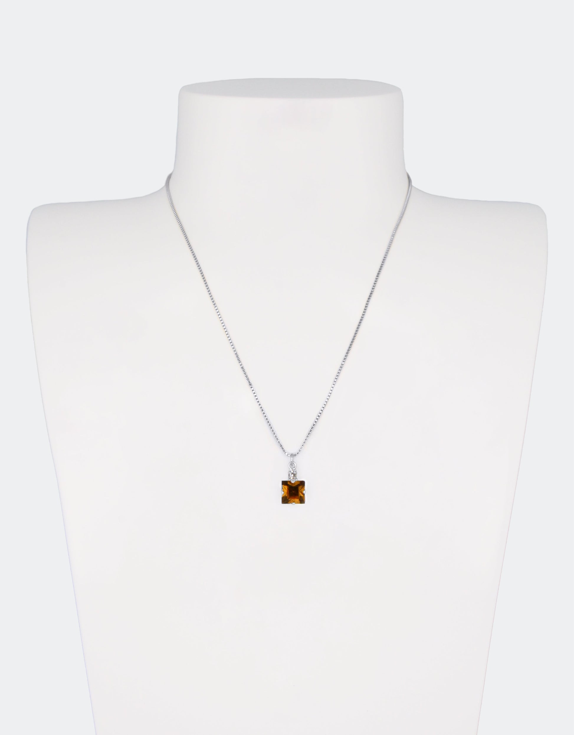 Smoked Topaz/ Silver