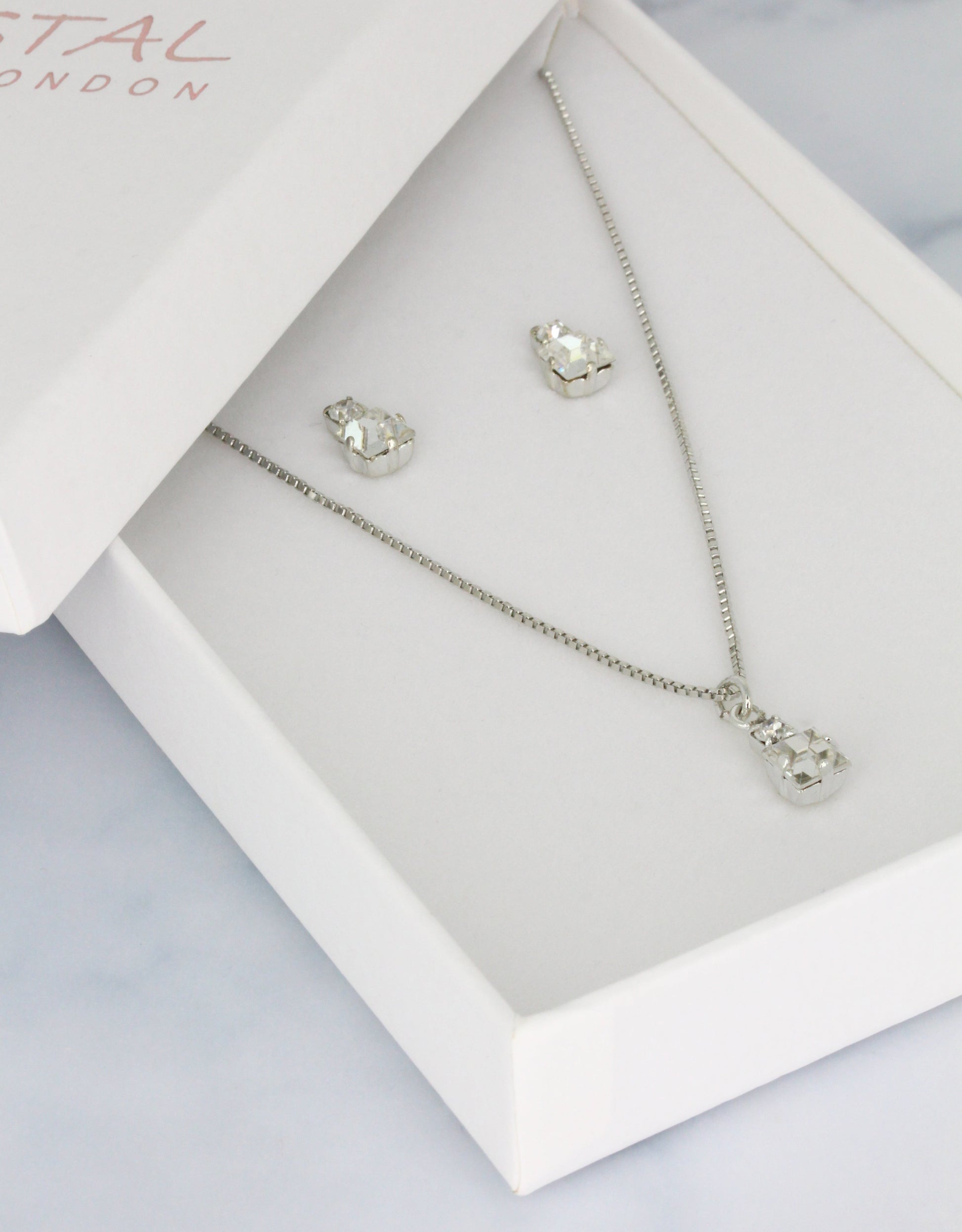 Crystal/ Silver
