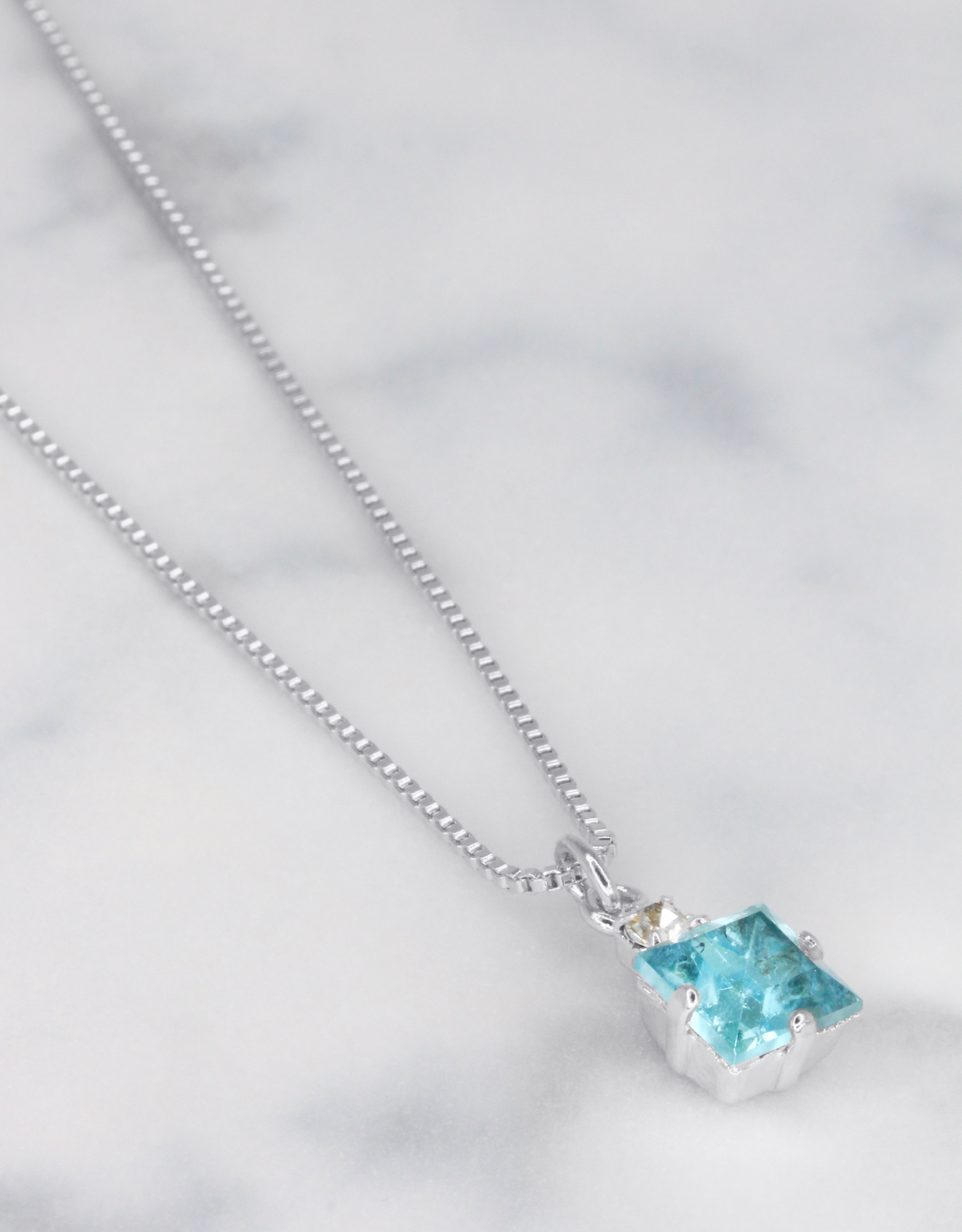 Aquamarine/ Silver