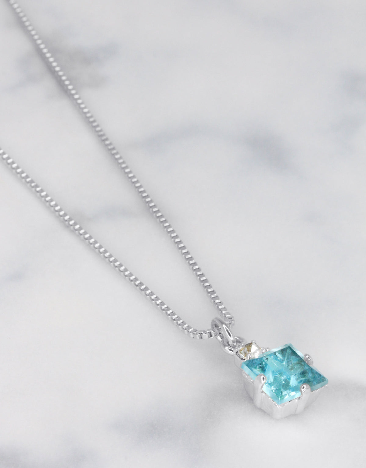 Aquamarine/ Silver