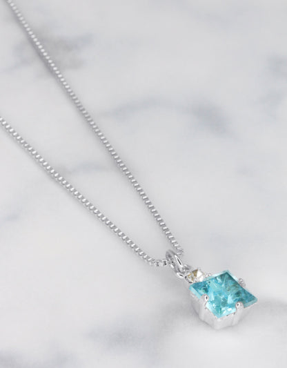 Aquamarine/ Silver