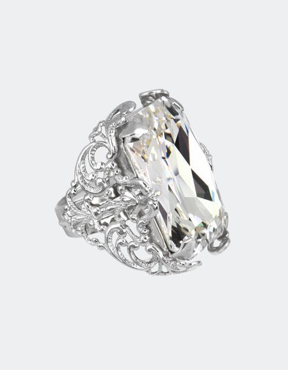 Crystal/ Silver