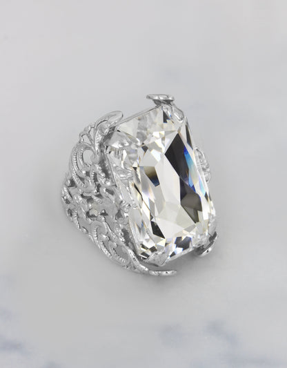 Crystal/ Silver