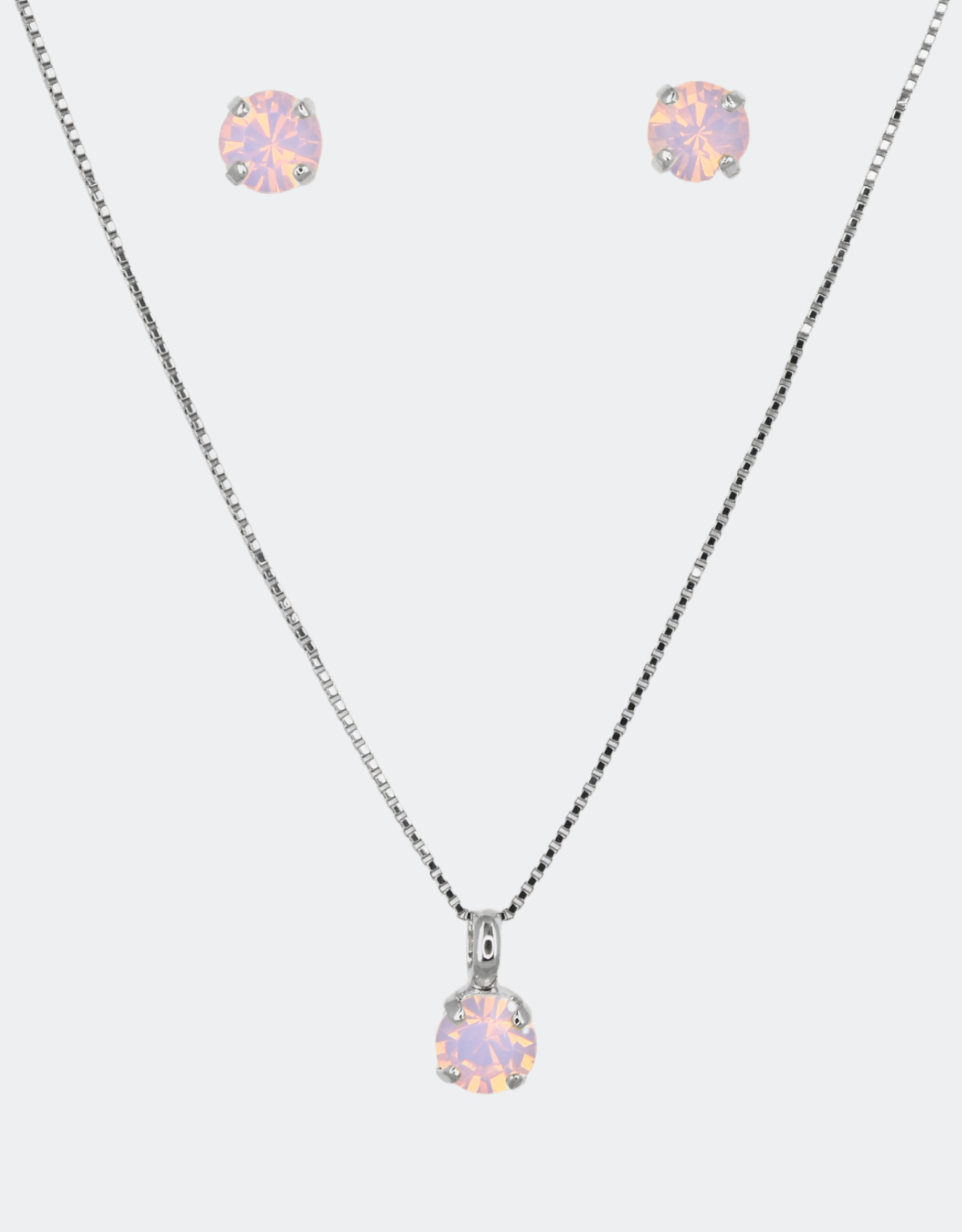Rose Opal/ Silver