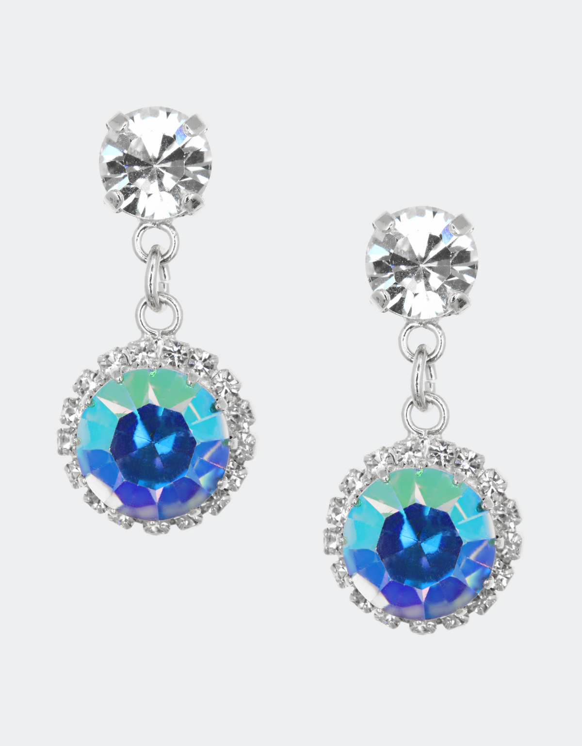 Blue AB/ Silver