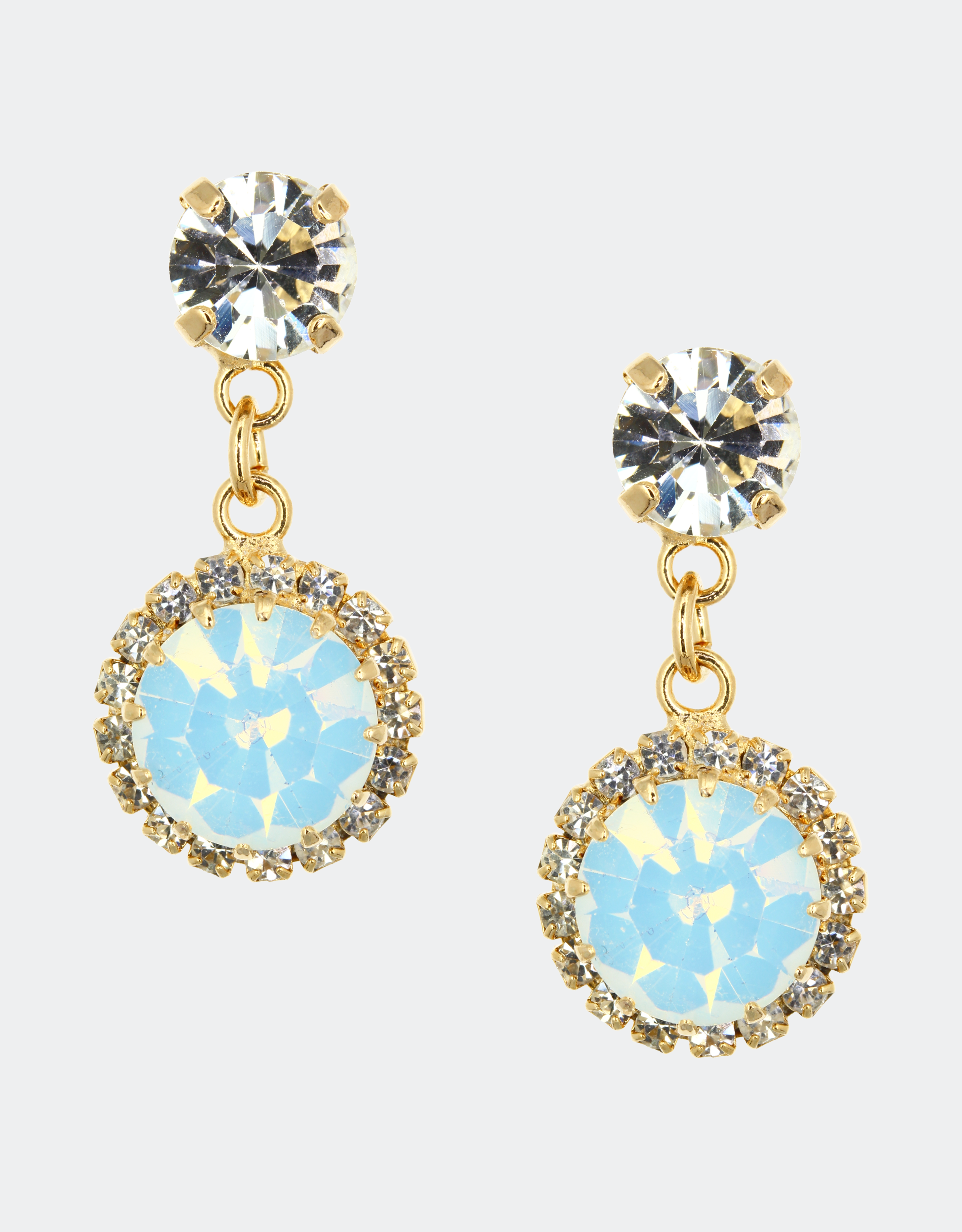 White Opal/ Gold