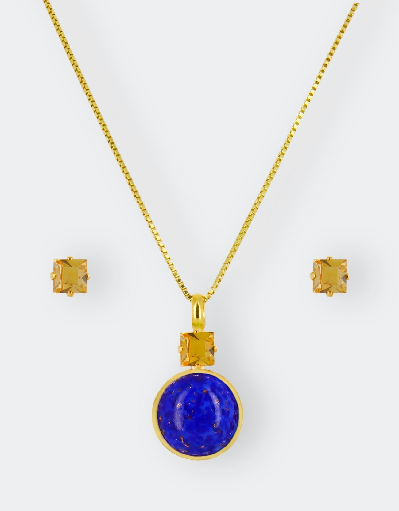 Blue Matrix/ Gold