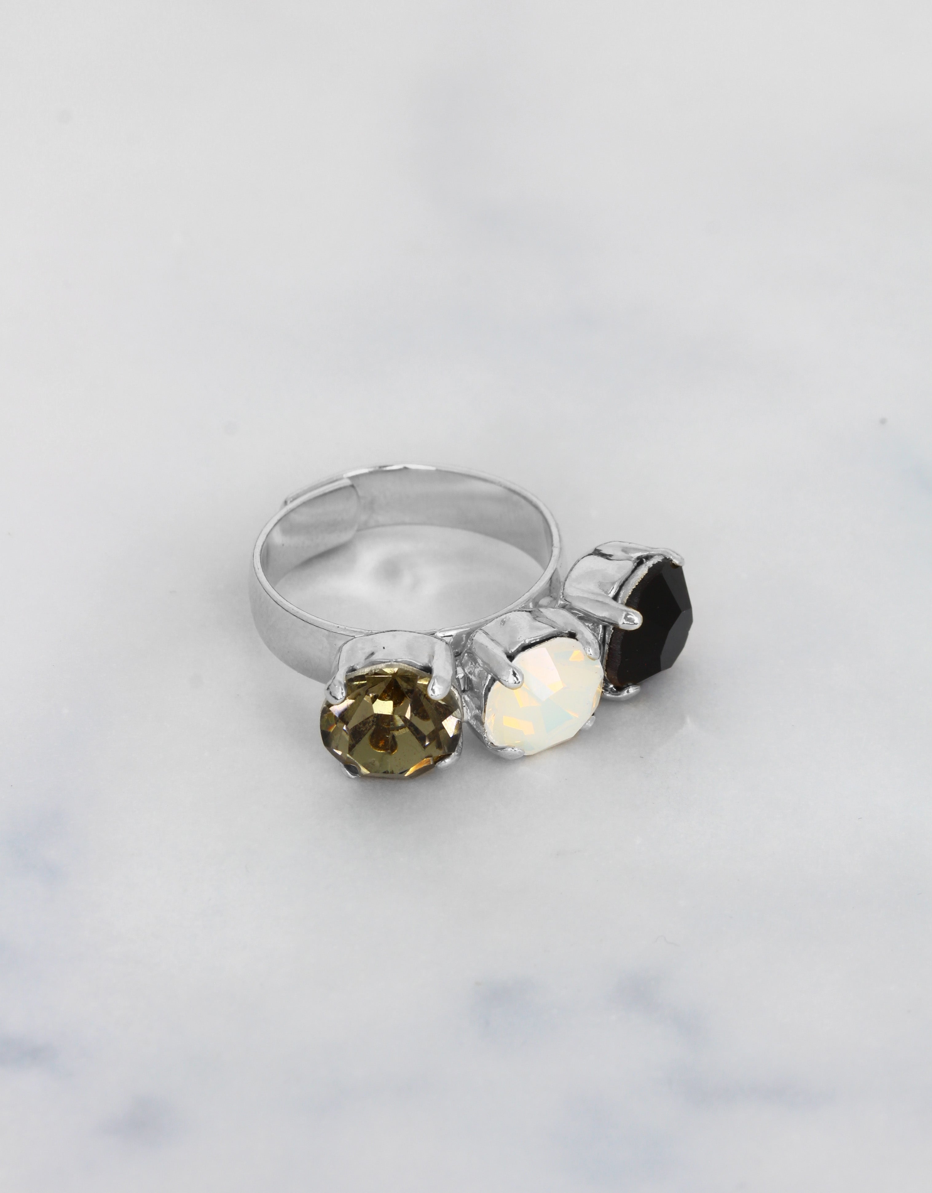 White Opal/ Silver