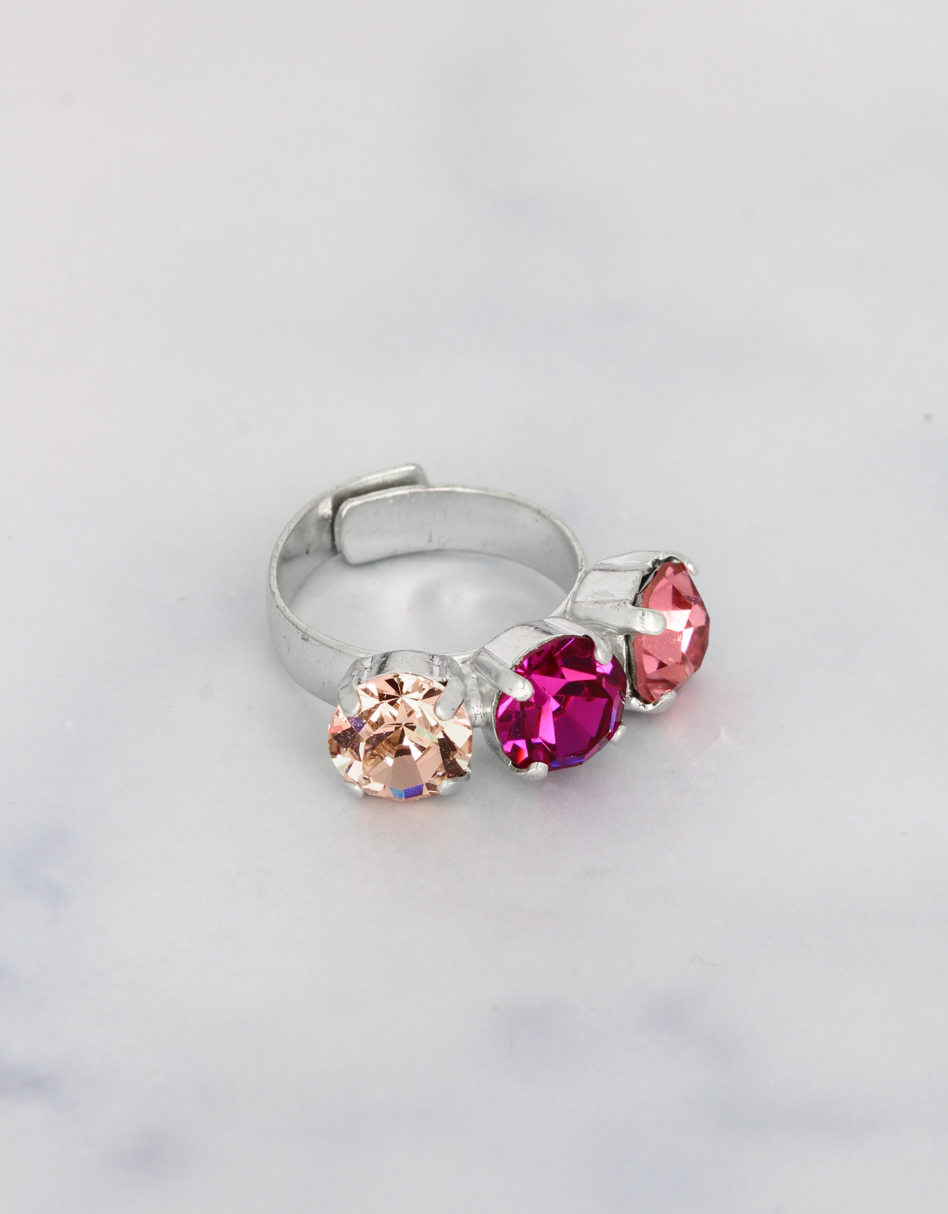 Fuchsia/ Silver